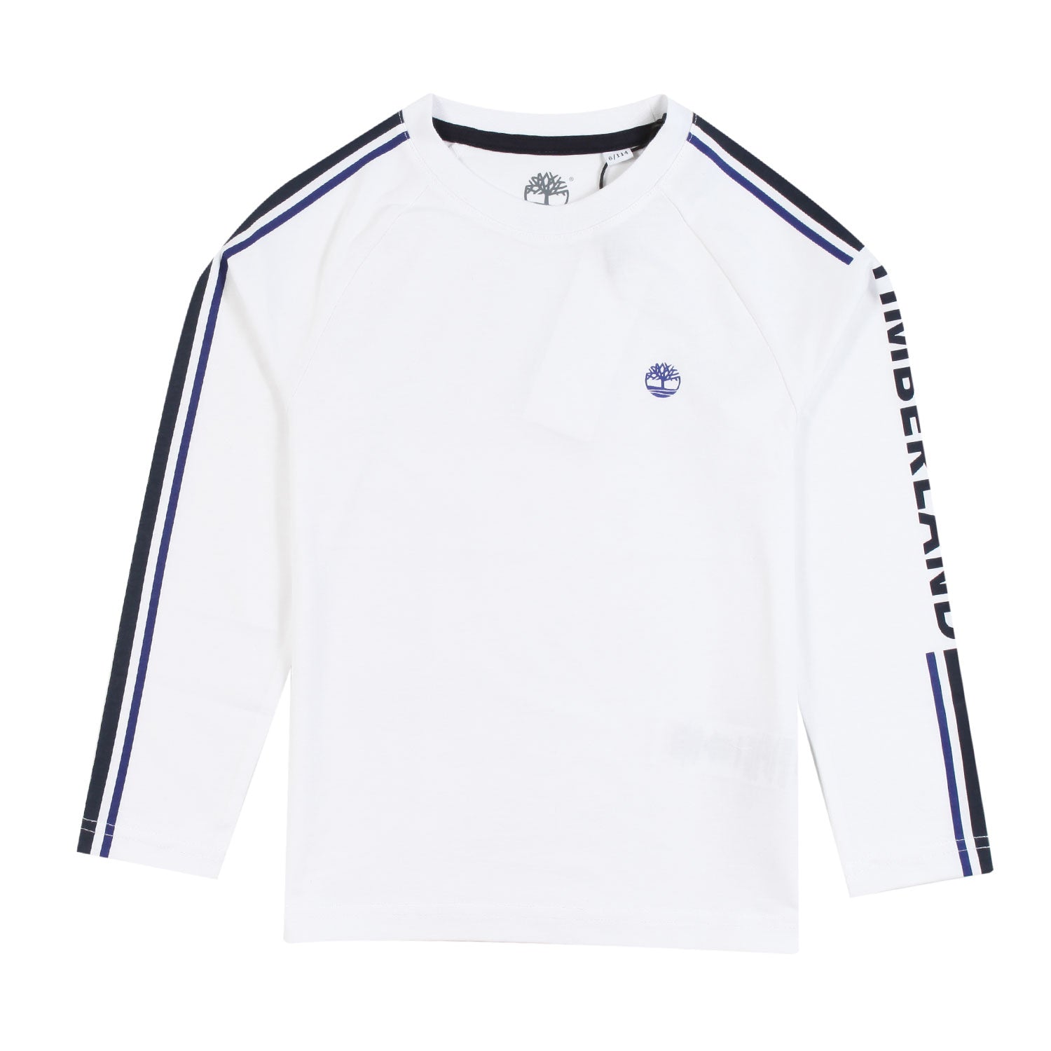 T-shirt lunga Timberland bianca e blu - annameglio.com abbigliamento moda