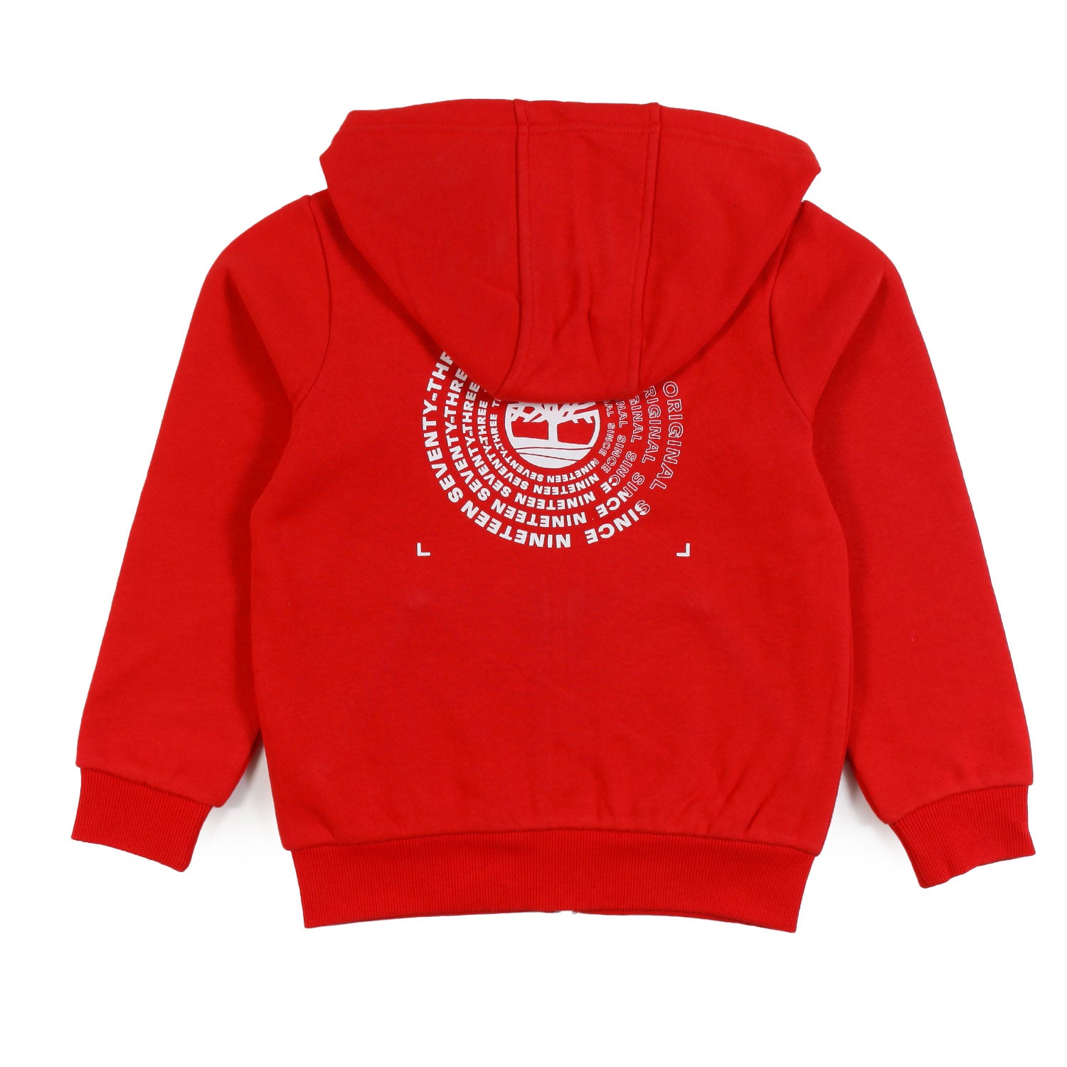 Felpa hoodie rossa con loghi Timberland bianchi - annameglio.com abbigliamento moda