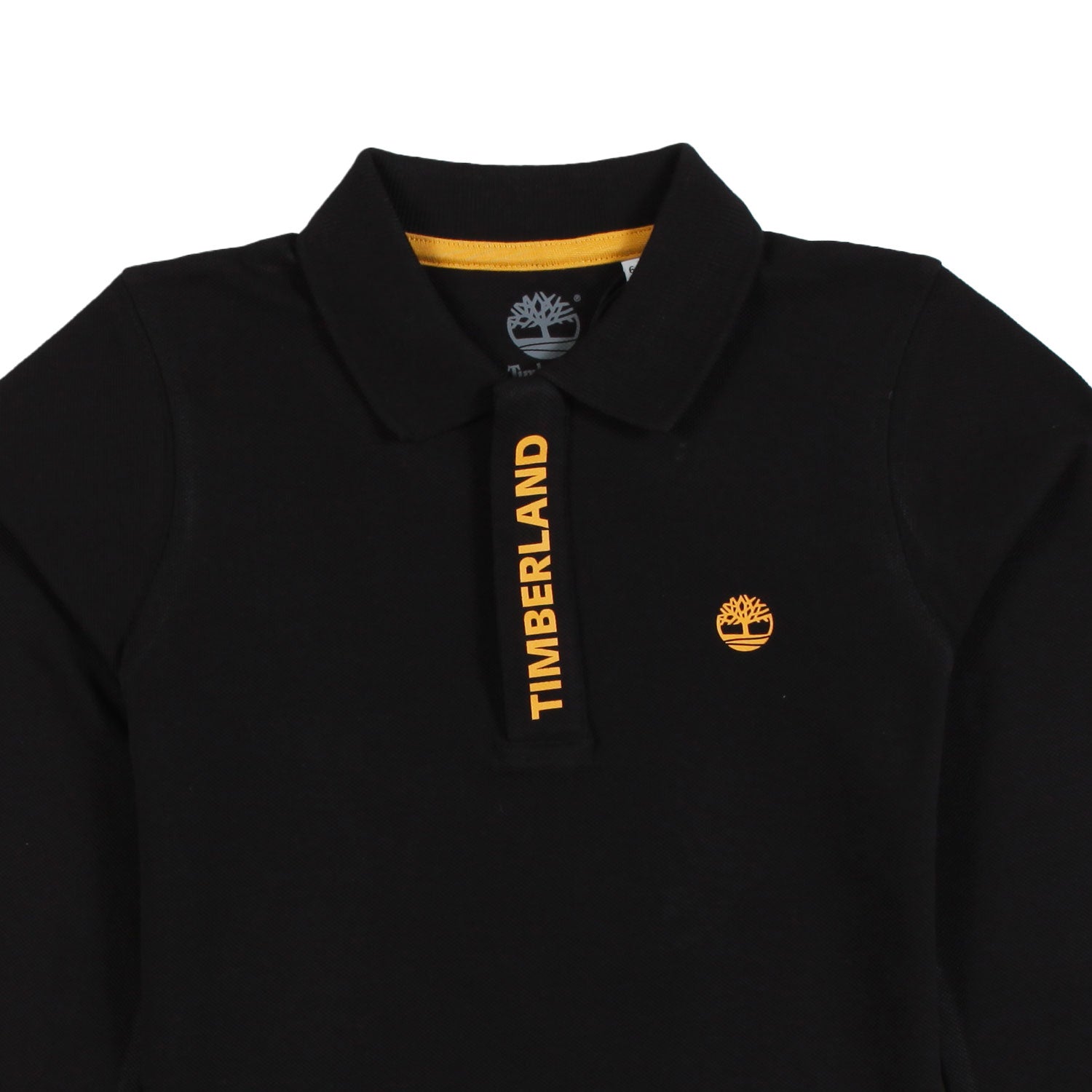 Polo lunga Timberland nera e gialla - annameglio.com abbigliamento moda