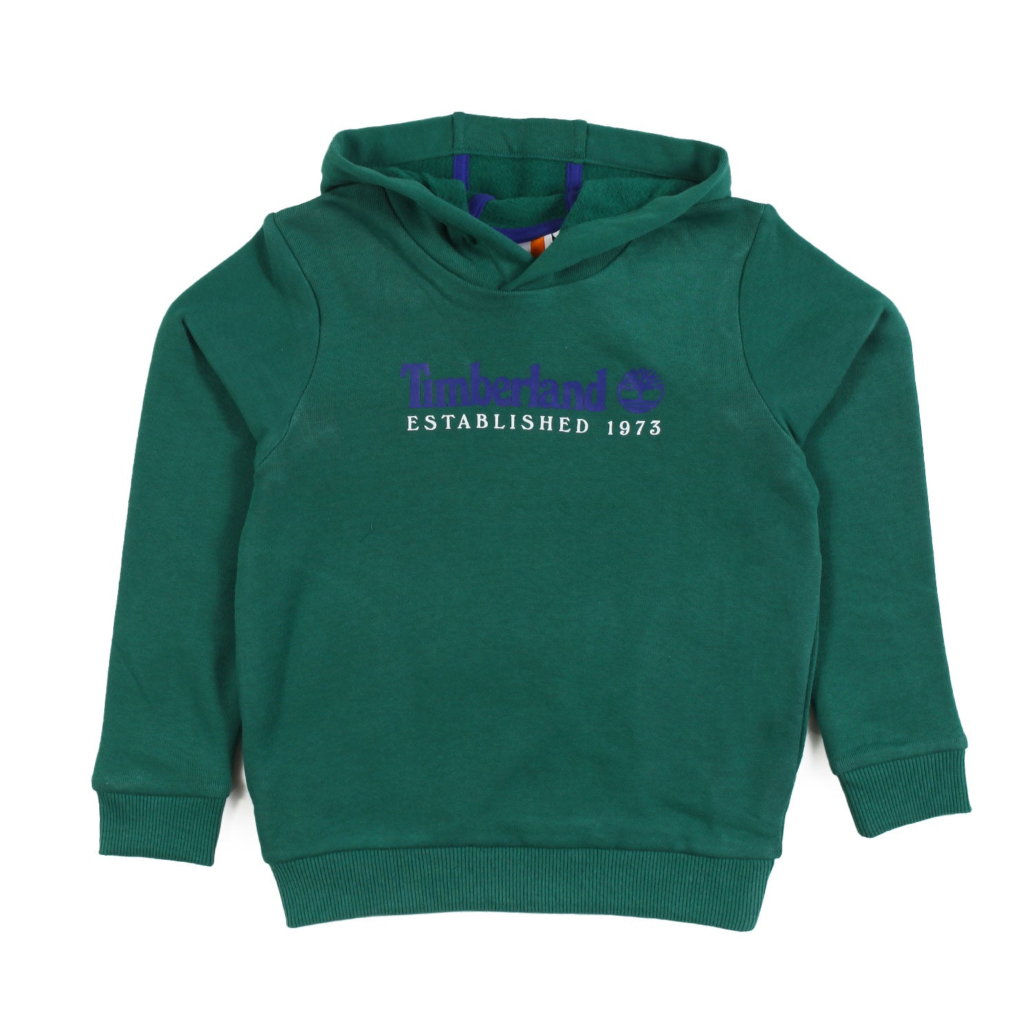 Felpa hoodie verde con logo Timberland blu - annameglio.com abbigliamento moda