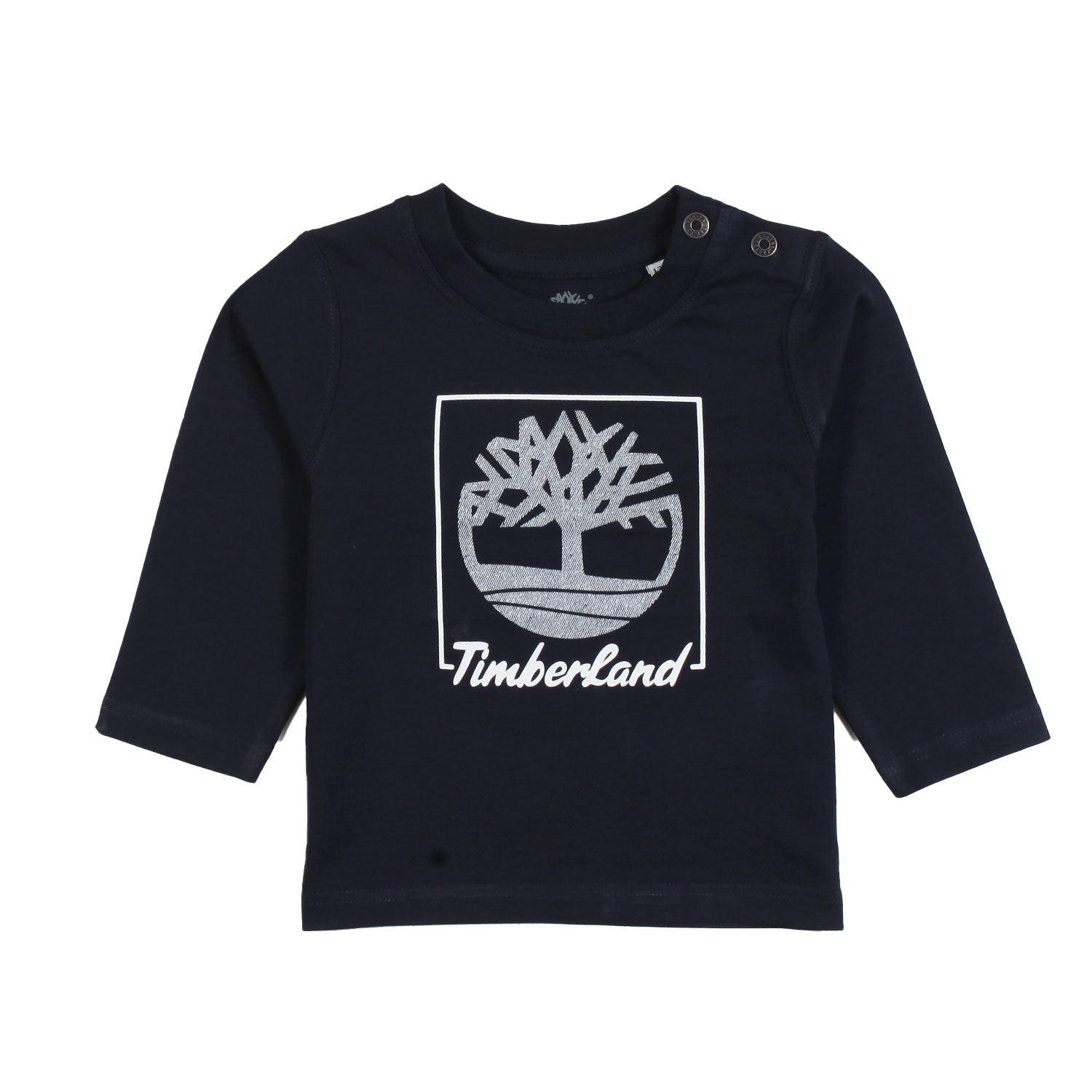 T-shirt lunga blu navy con logo sfumato bimbo - annameglio.com abbigliamento moda