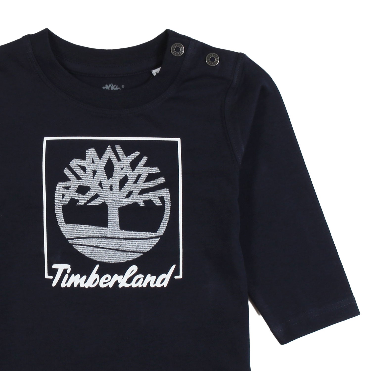 T-shirt lunga blu navy con logo sfumato bimbo - annameglio.com abbigliamento moda