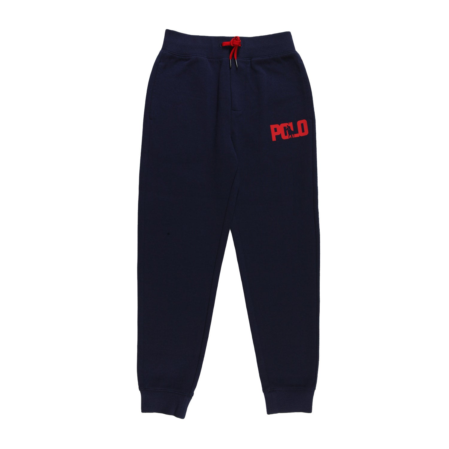 Pantalone felpa RL blu con logo Polo rosso - annameglio.com abbigliamento moda