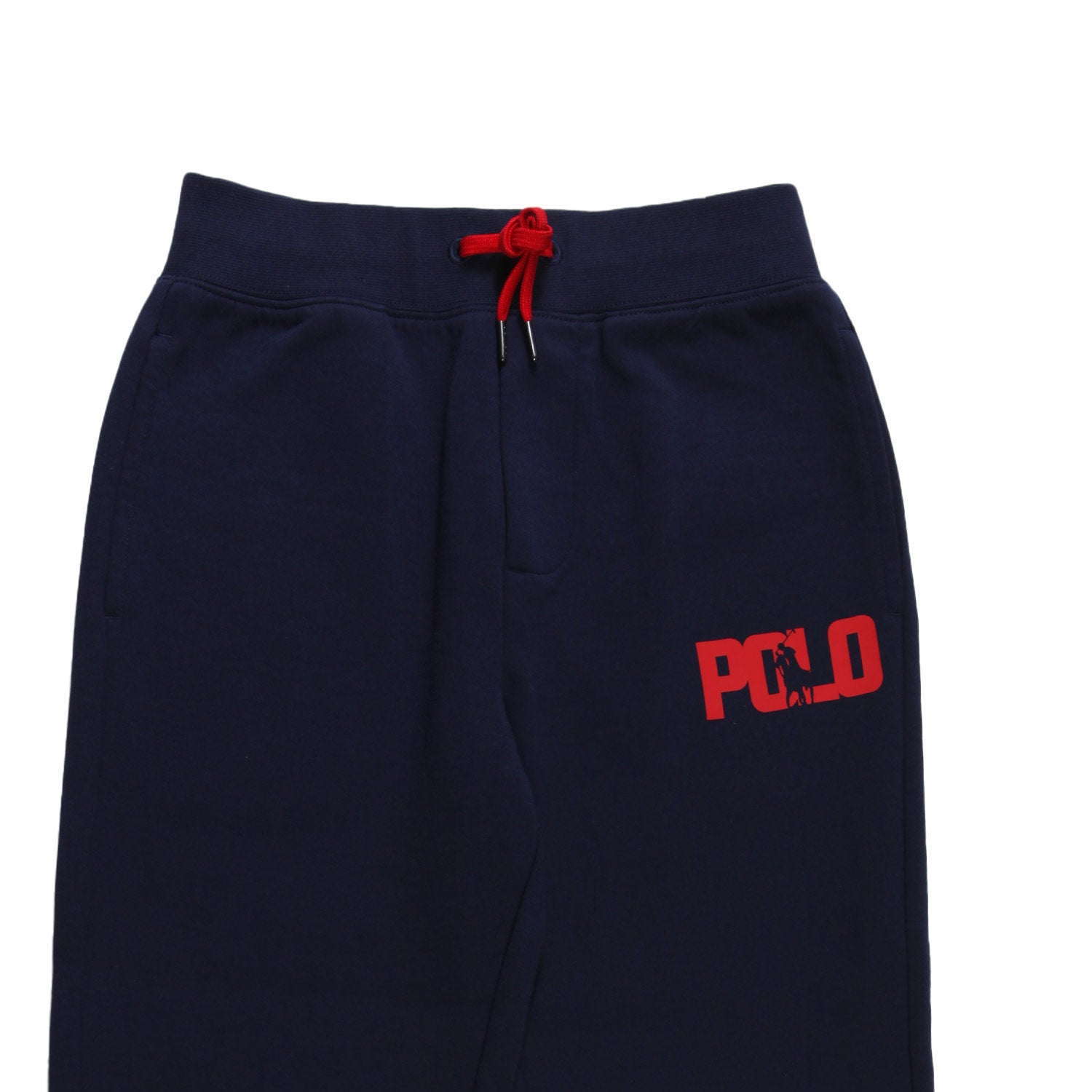Pantalone felpa RL blu con logo Polo rosso - annameglio.com abbigliamento moda