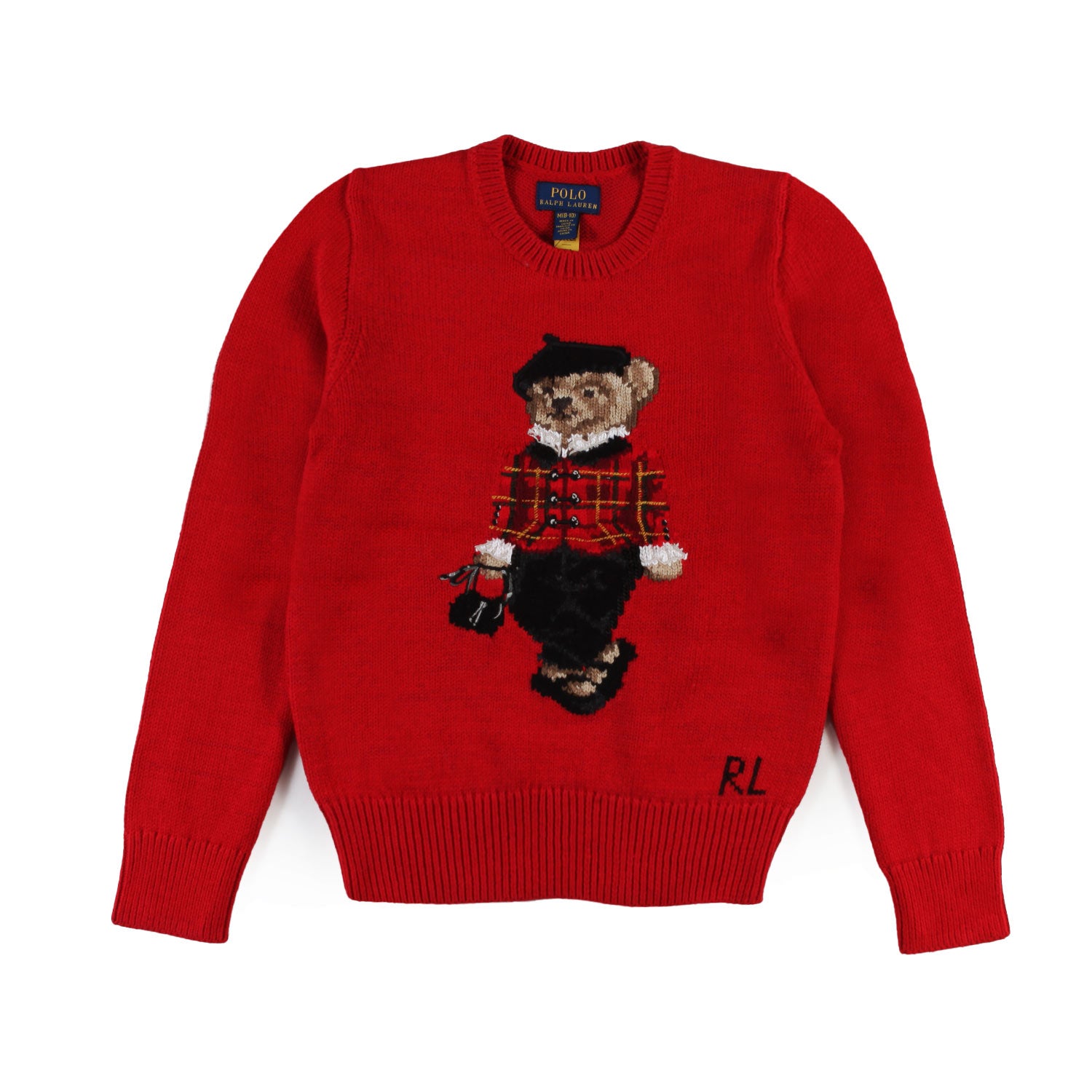 Maglione Polo Bear rosso Bambina e Ragazza - annameglio.com abbigliamento moda