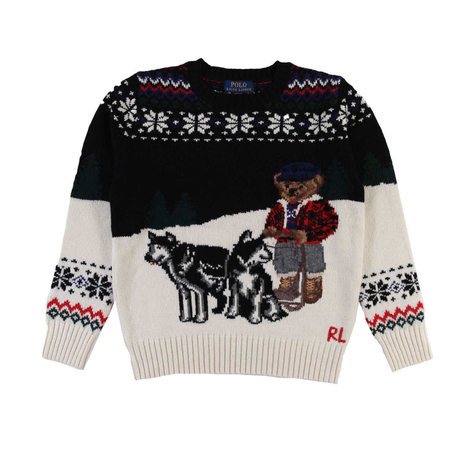 Maglione Polo Bear Fair Isle multicolor - annameglio.com abbigliamento moda