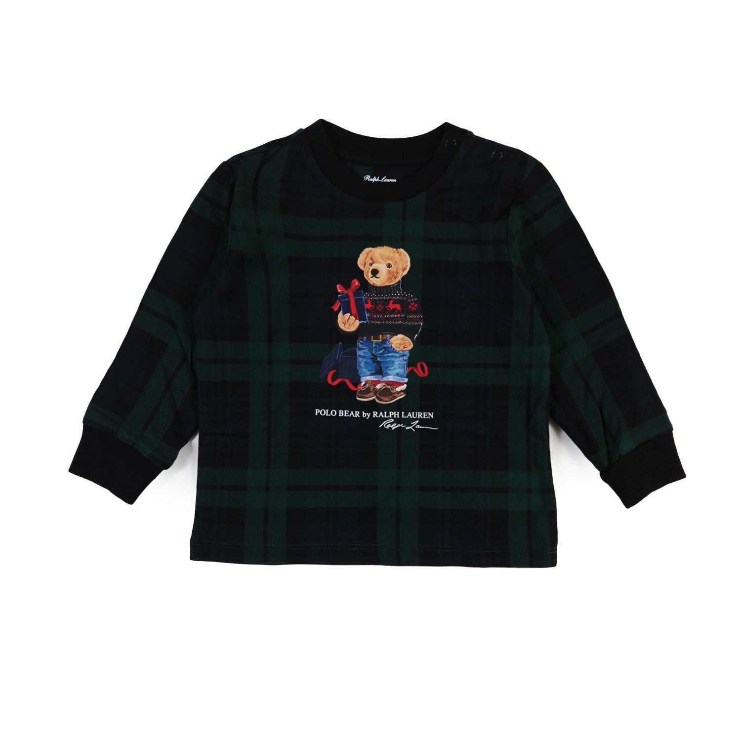 Baby set 2 pezzi verde e nero con stampa Polo Bear - annameglio.com abbigliamento moda