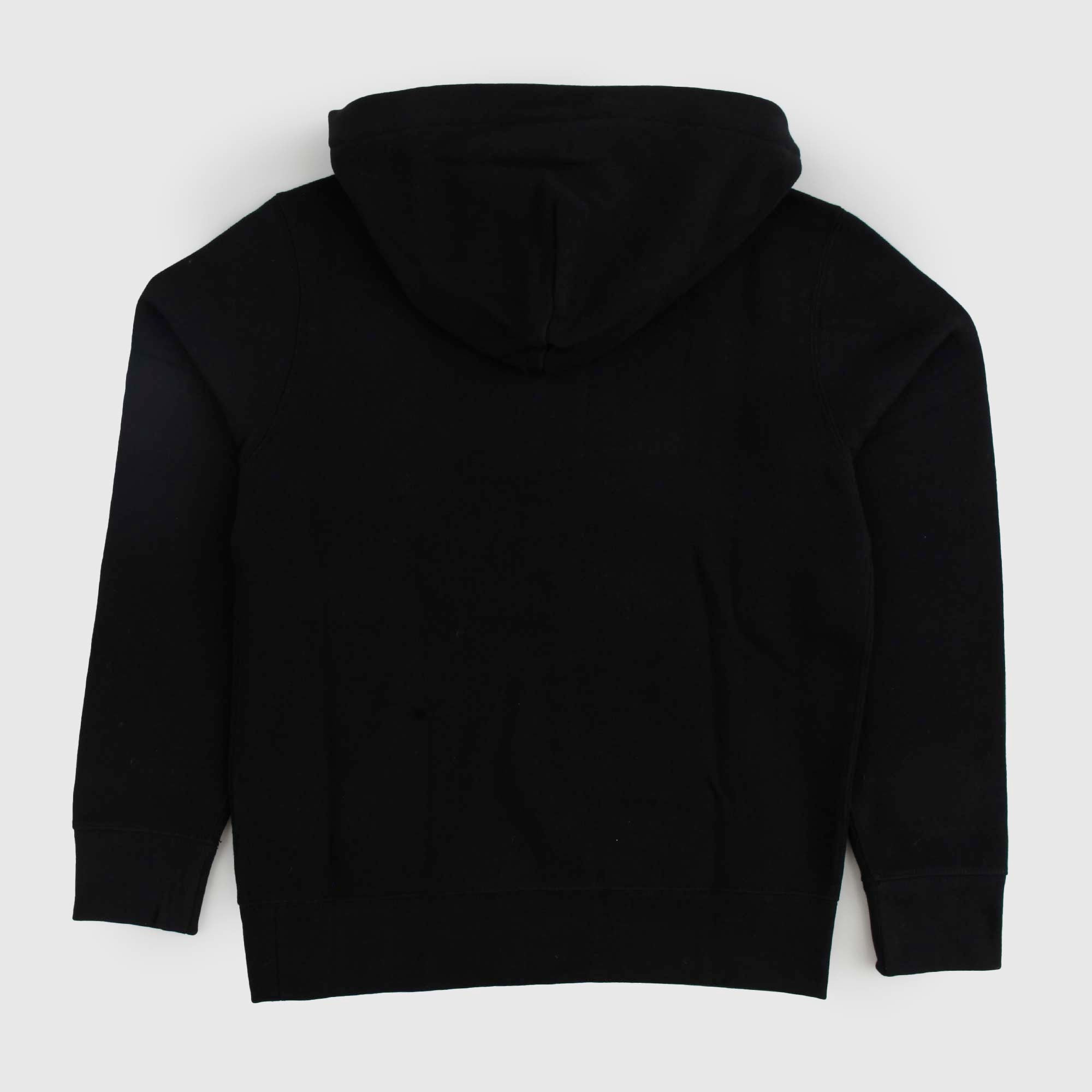 Felpa Unisex Blu Navy con cappuccio e logo bianco - annameglio.com abbigliamento moda