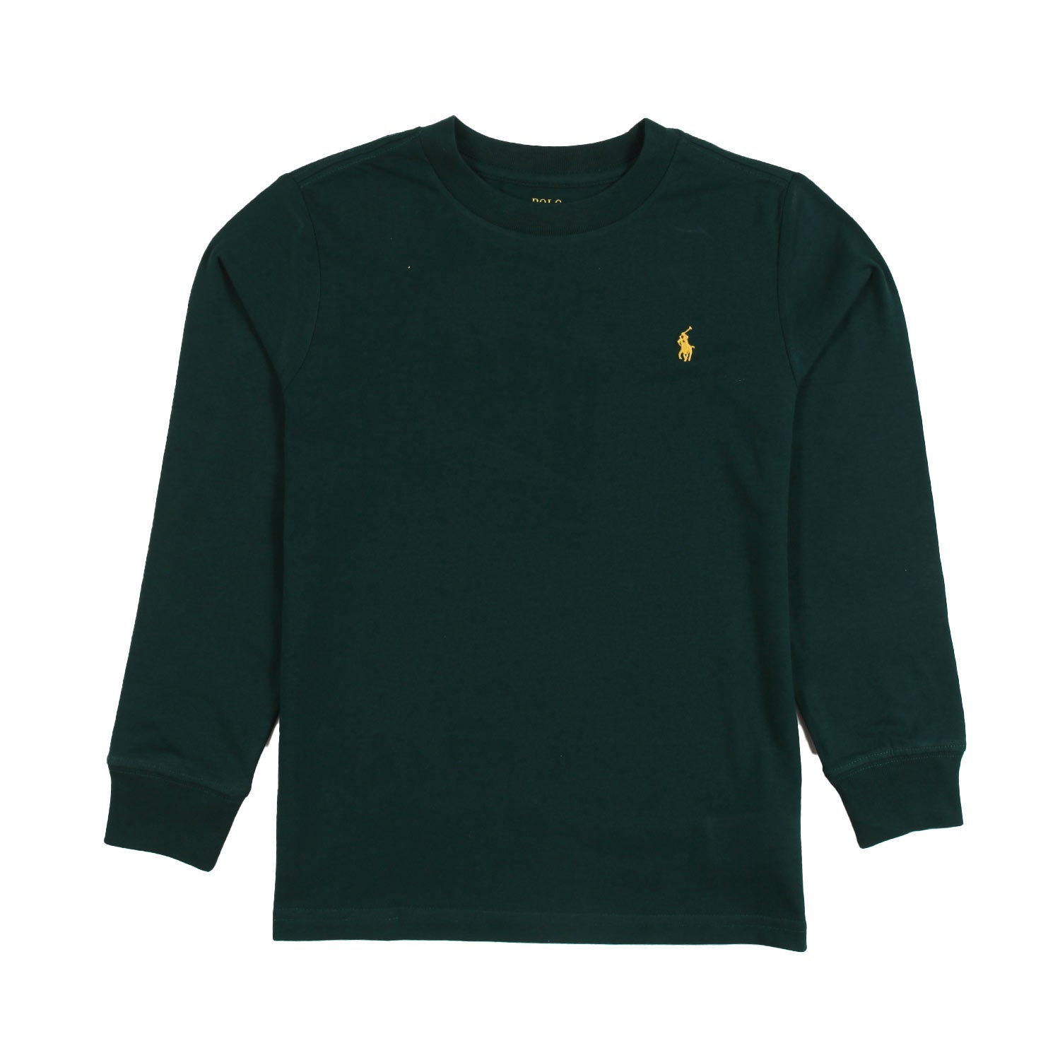 T-shirt lunga RL verde scuro con Pony giallo - annameglio.com abbigliamento moda