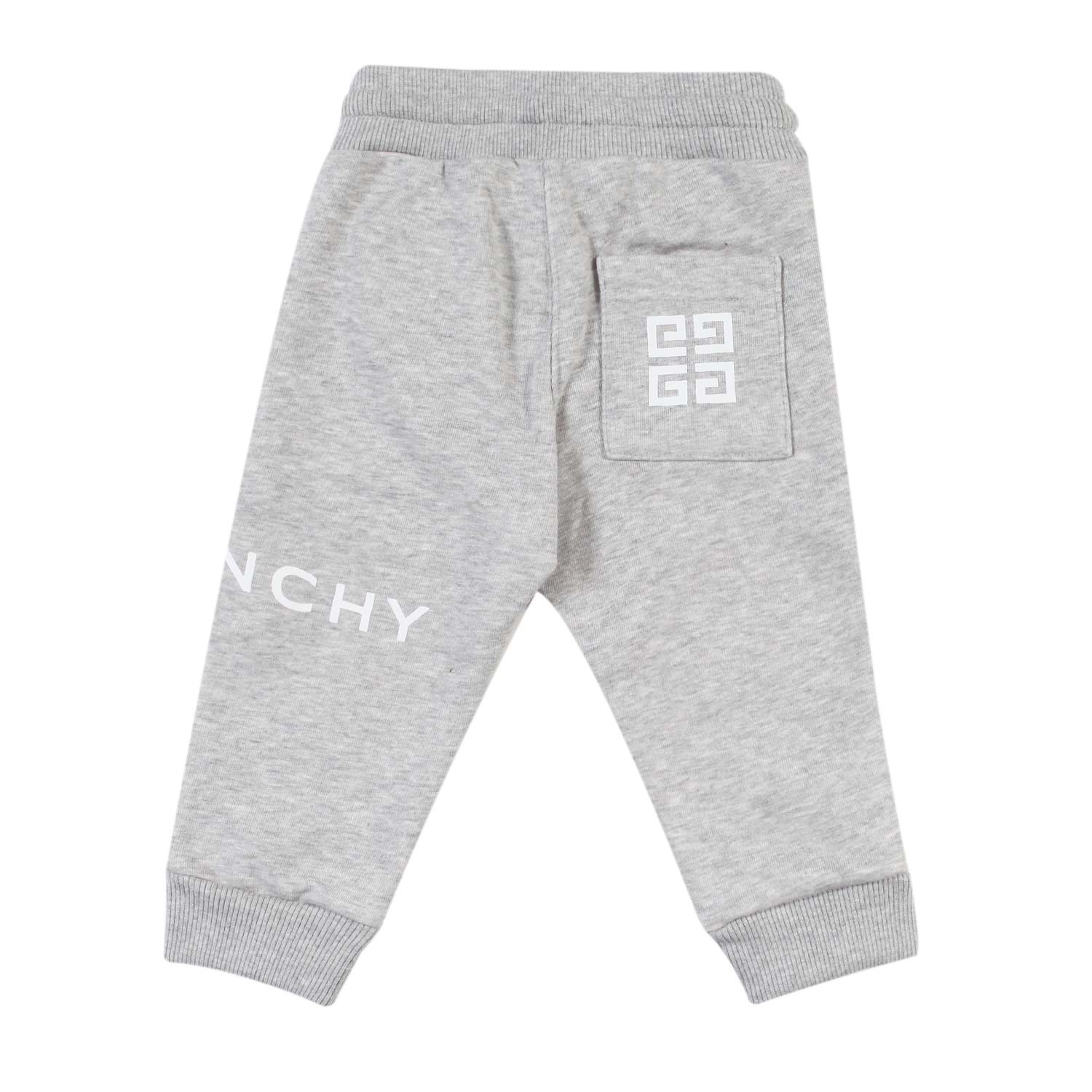 Pantalone felpa Givenchy grigio chiaro bimbo bimba - annameglio.com abbigliamento moda