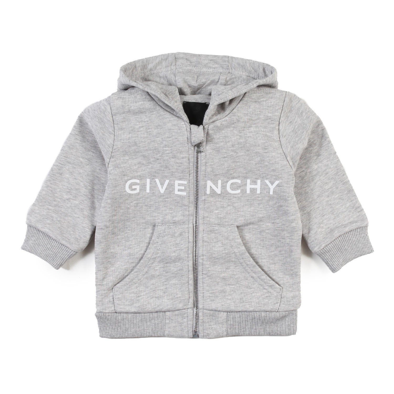 Felpa Givenchy grigia con cappuccio bimbo e bimba - annameglio.com abbigliamento moda