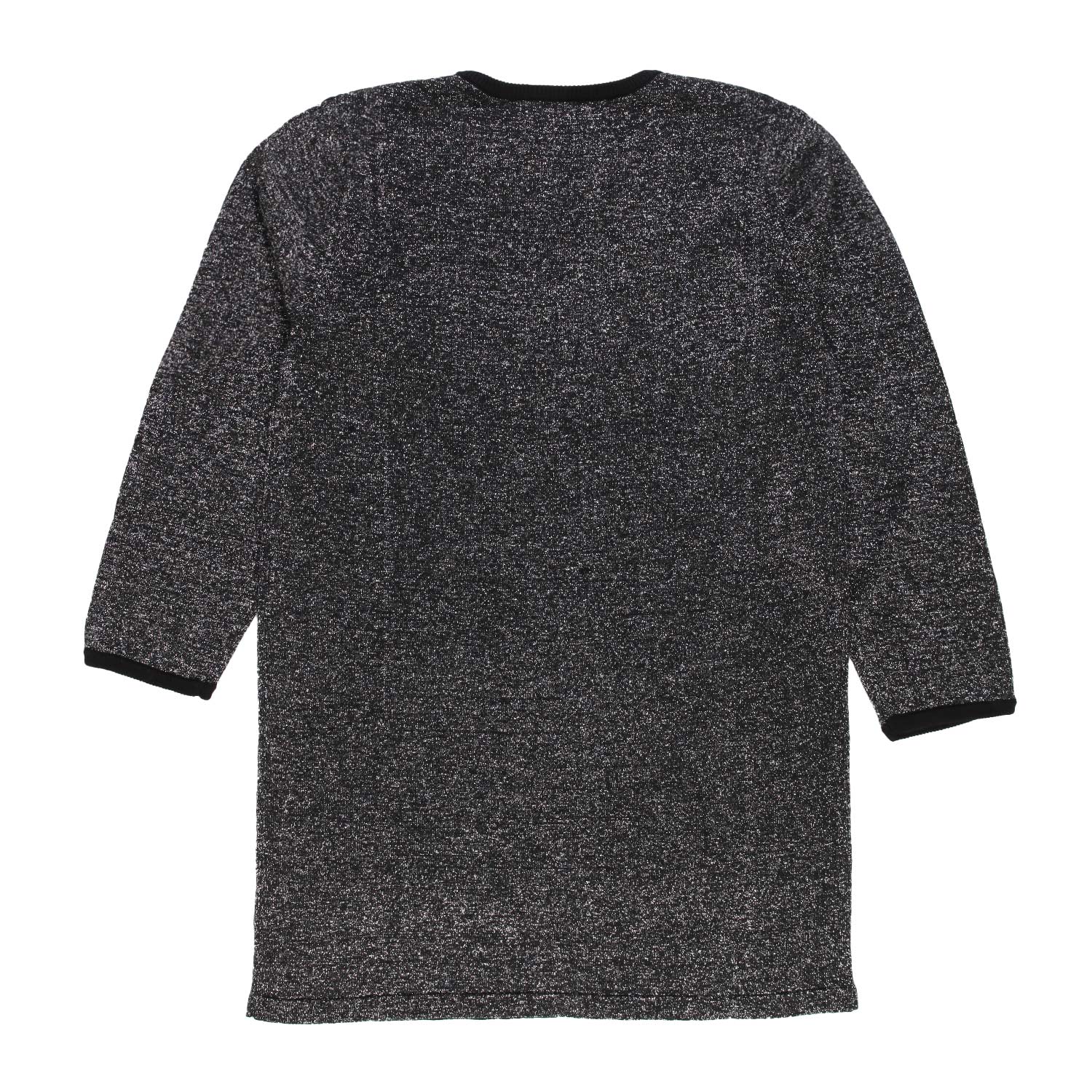 Abito maxi-maglia Givenchy nero e argento - annameglio.com abbigliamento moda