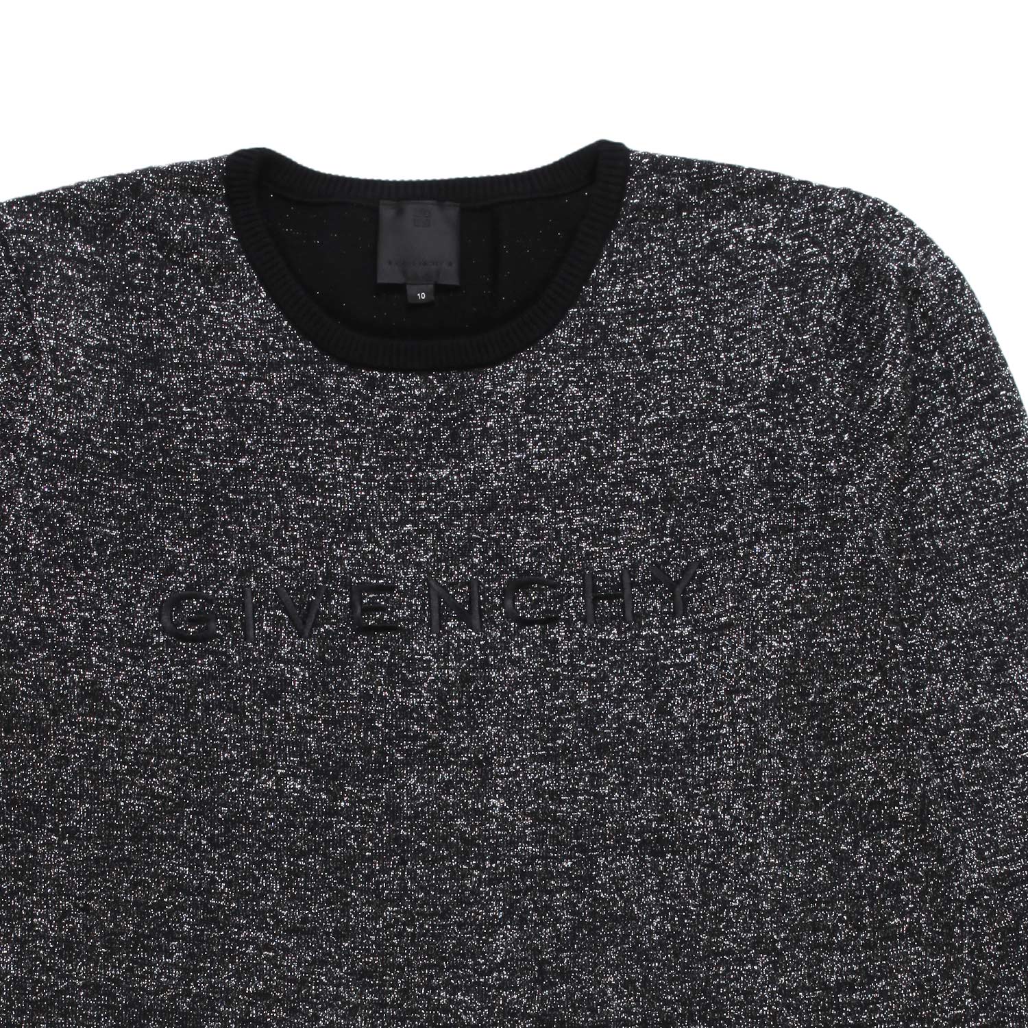 Abito maxi-maglia Givenchy nero e argento - annameglio.com abbigliamento moda