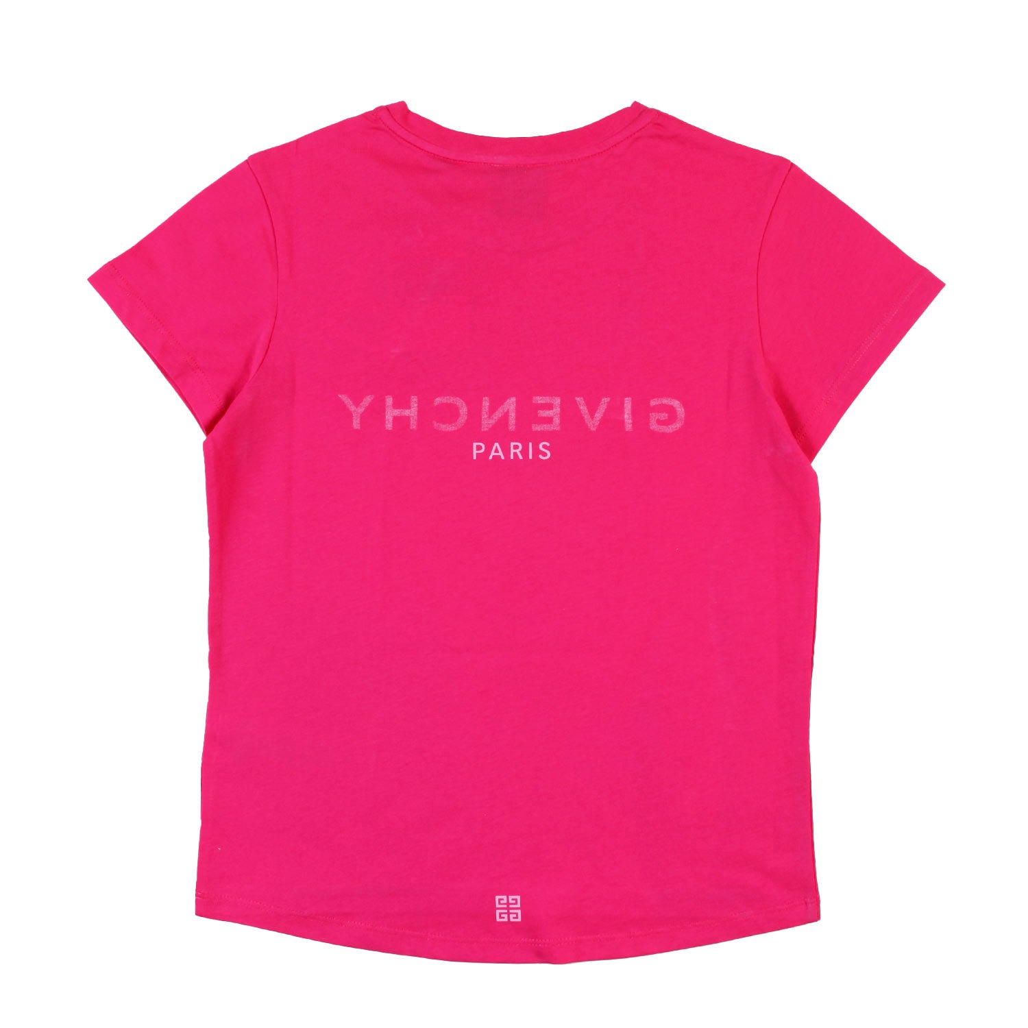T-shirt fucsia con loghi Givenchy Paris rosa - annameglio.com abbigliamento moda