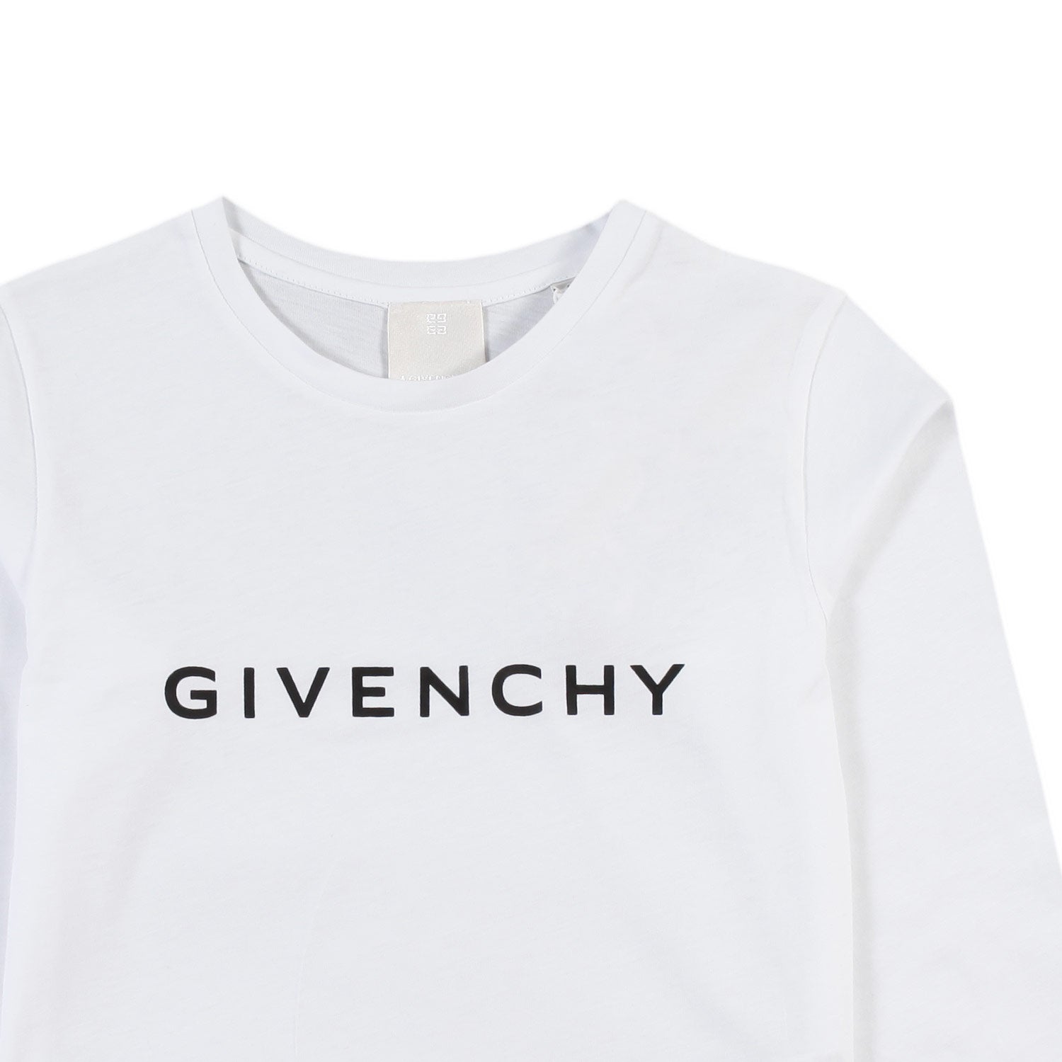 T-shirt lunga bianca con logo Givenchy nero - annameglio.com abbigliamento moda