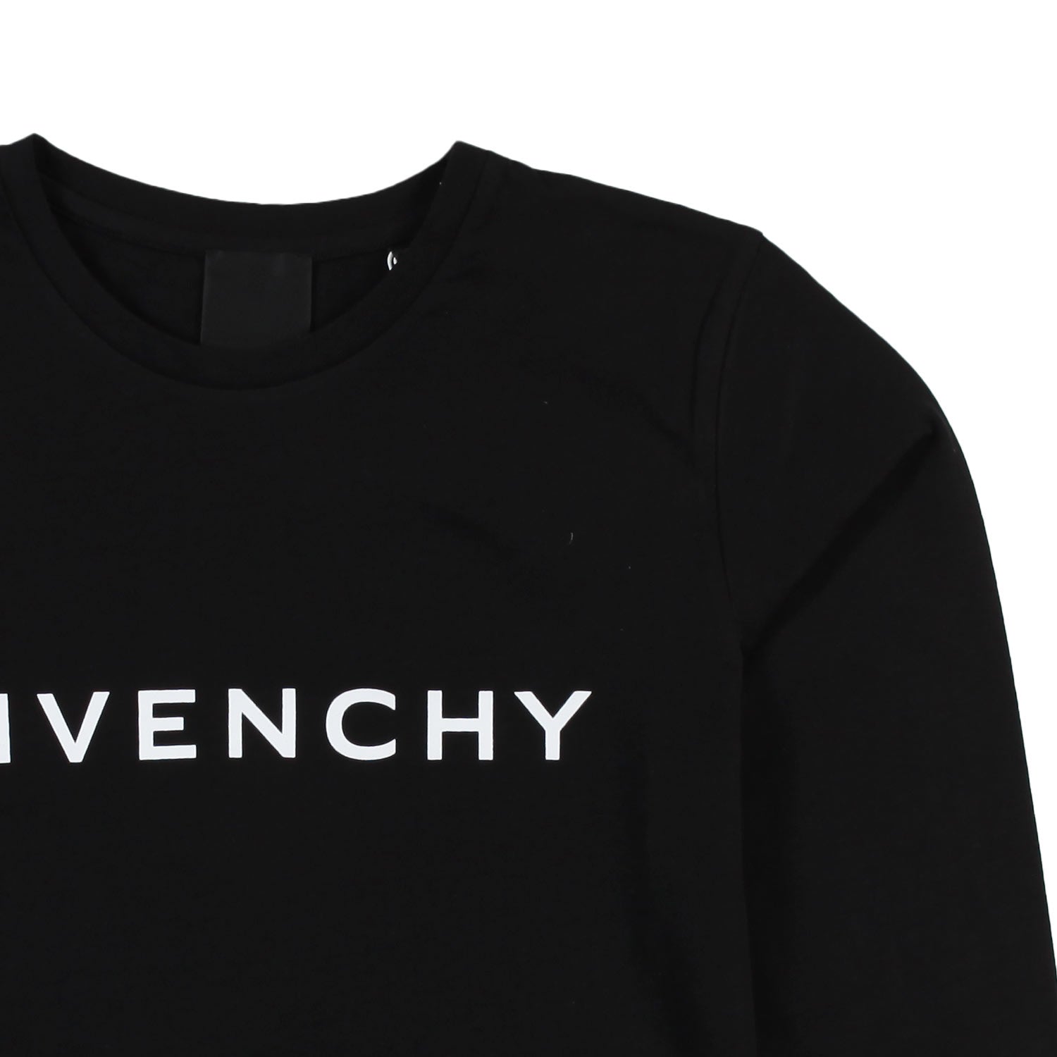 T-shirt lunga nera con logo Givenchy bianco - annameglio.com abbigliamento moda