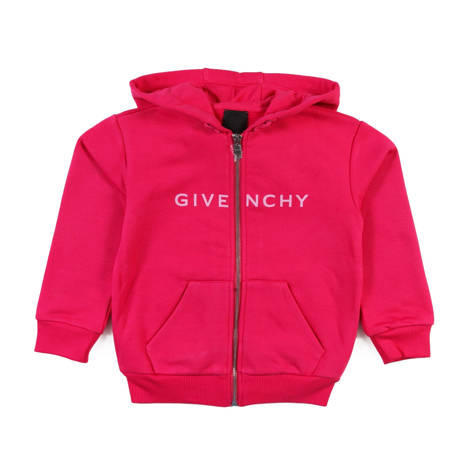 Felpa Givenchy fucsia con cappuccio e zip - annameglio.com abbigliamento moda