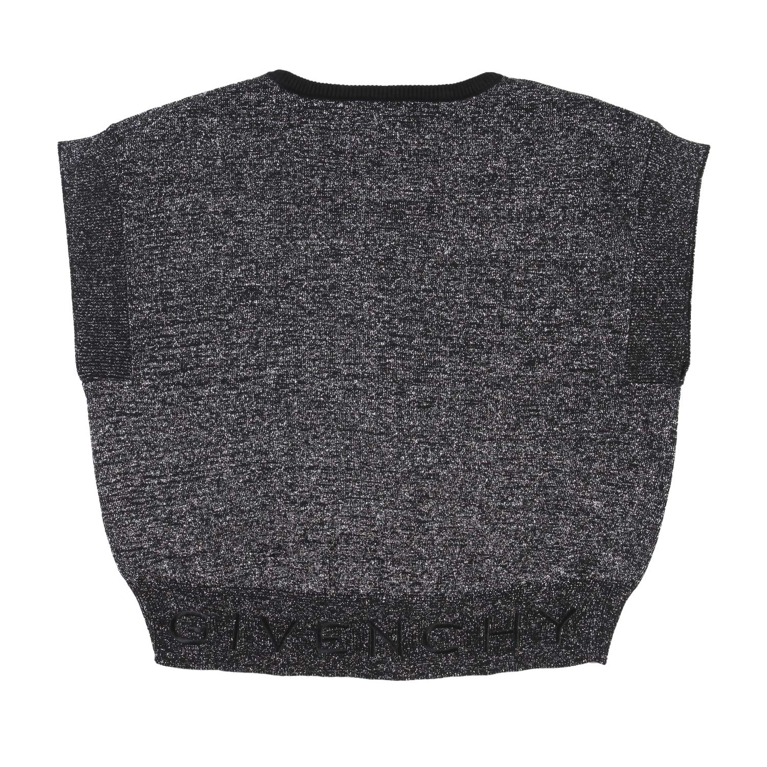 Top gilet Givenchy nero e argento - annameglio.com abbigliamento moda