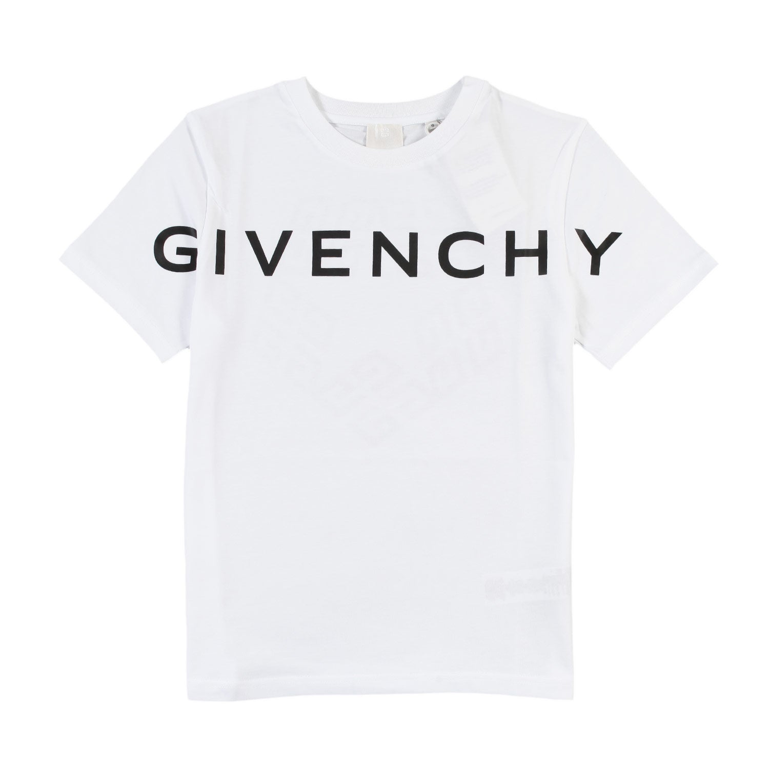T-shirt unisex bianca con maxi loghi Givenchy - annameglio.com abbigliamento moda