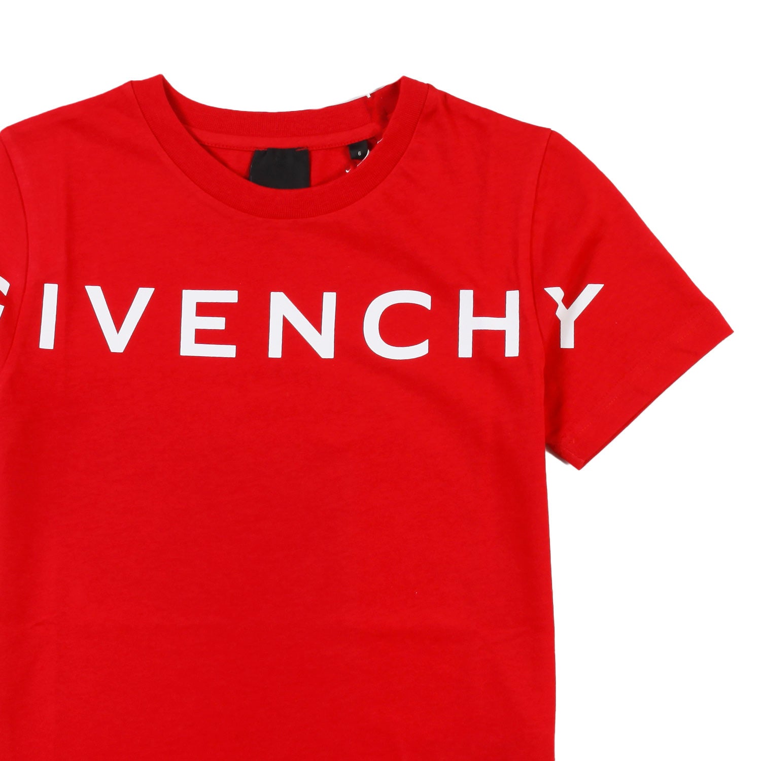 T-shirt unisex rossa con maxi loghi Givenchy - annameglio.com abbigliamento moda