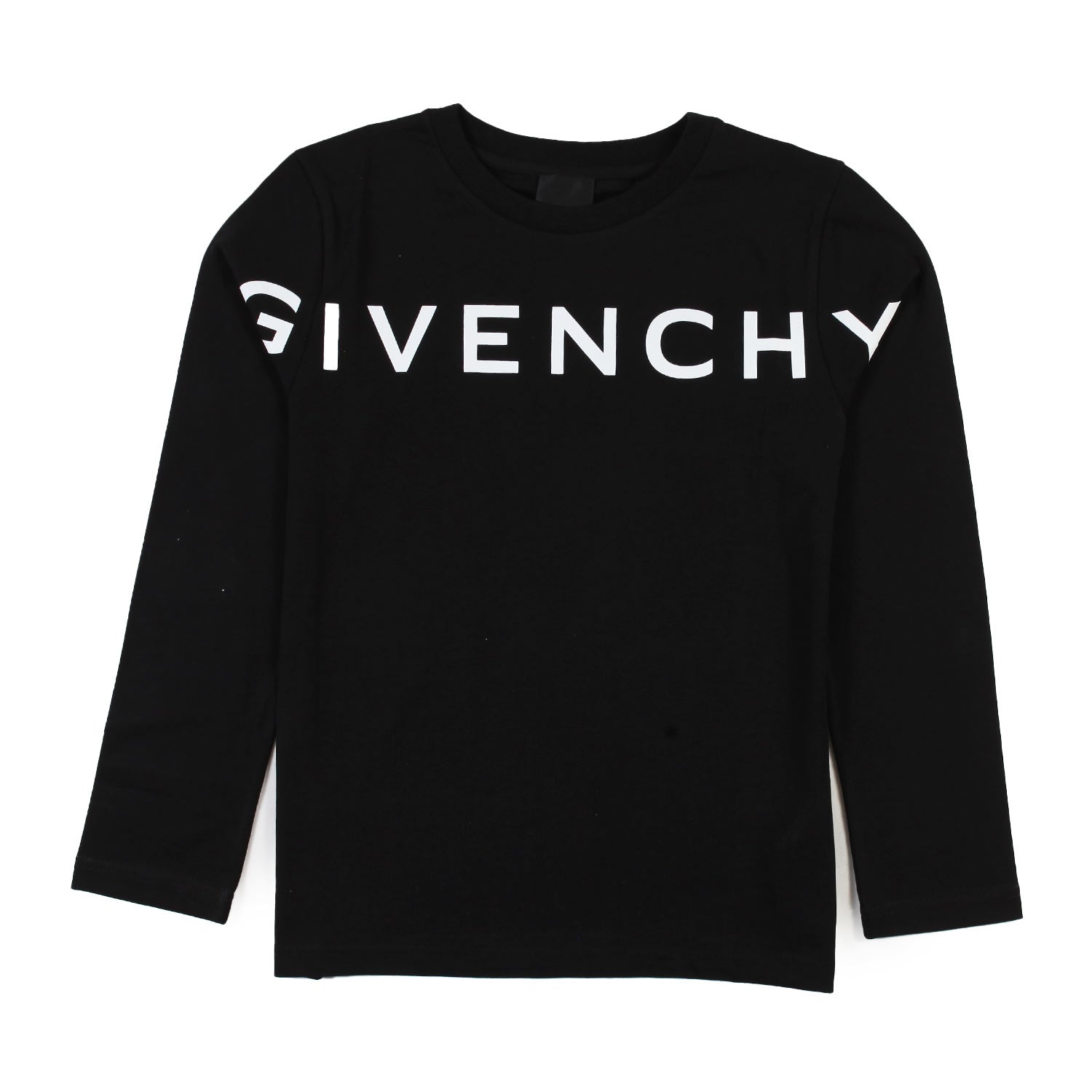 T-shirt lunga Givenchy nera con maxi loghi - annameglio.com abbigliamento moda
