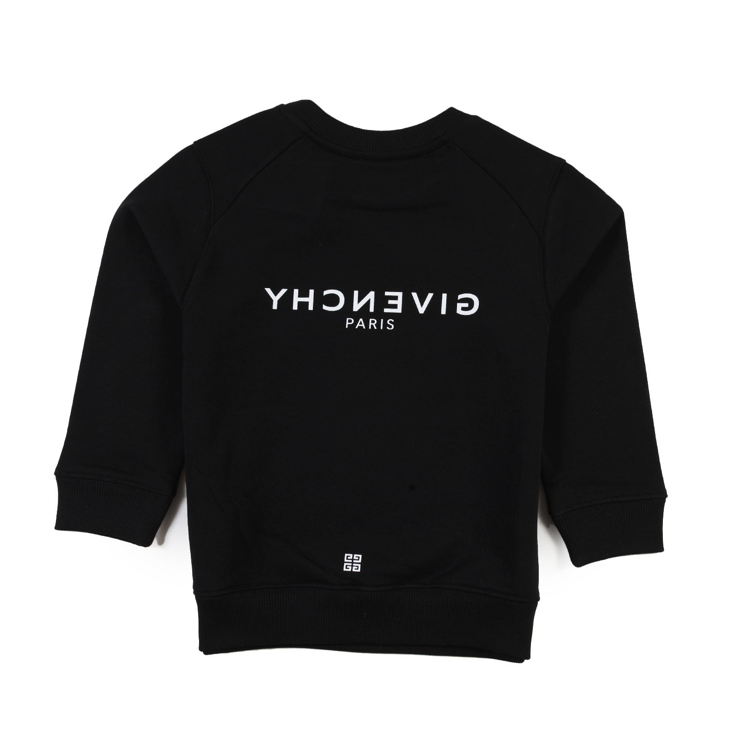 Felpa unisex nera con loghi Givenchy bianchi - annameglio.com abbigliamento moda