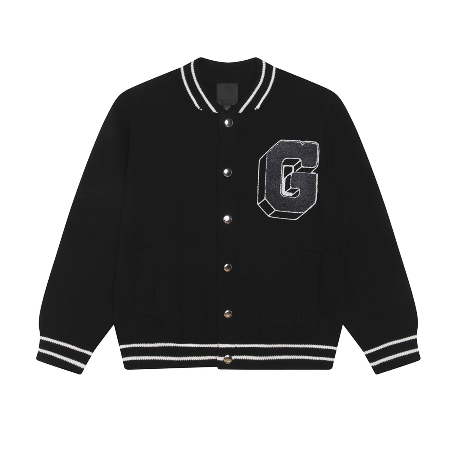Cardigan varsity unisex Givenchy nero e grigio - annameglio.com abbigliamento moda
