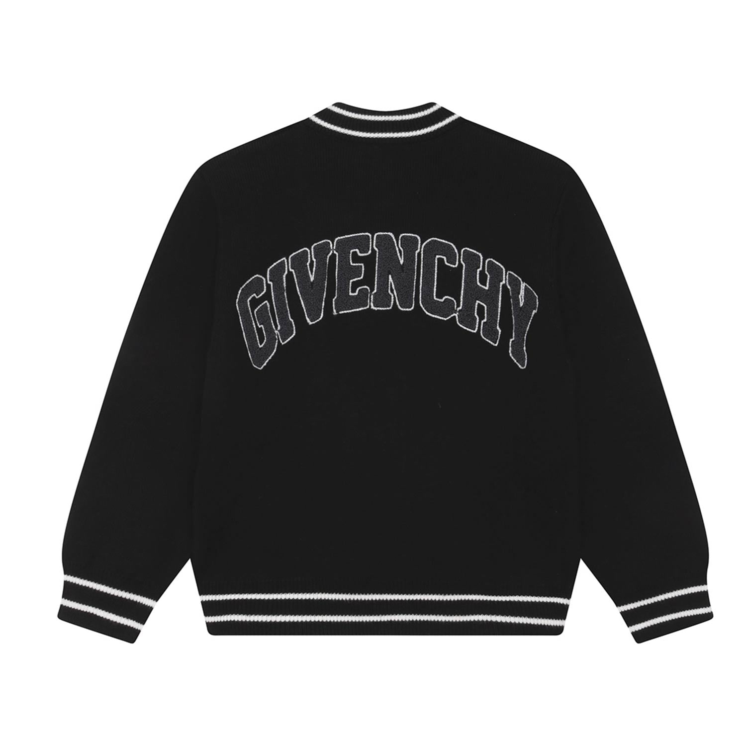 Cardigan varsity unisex Givenchy nero e grigio - annameglio.com abbigliamento moda
