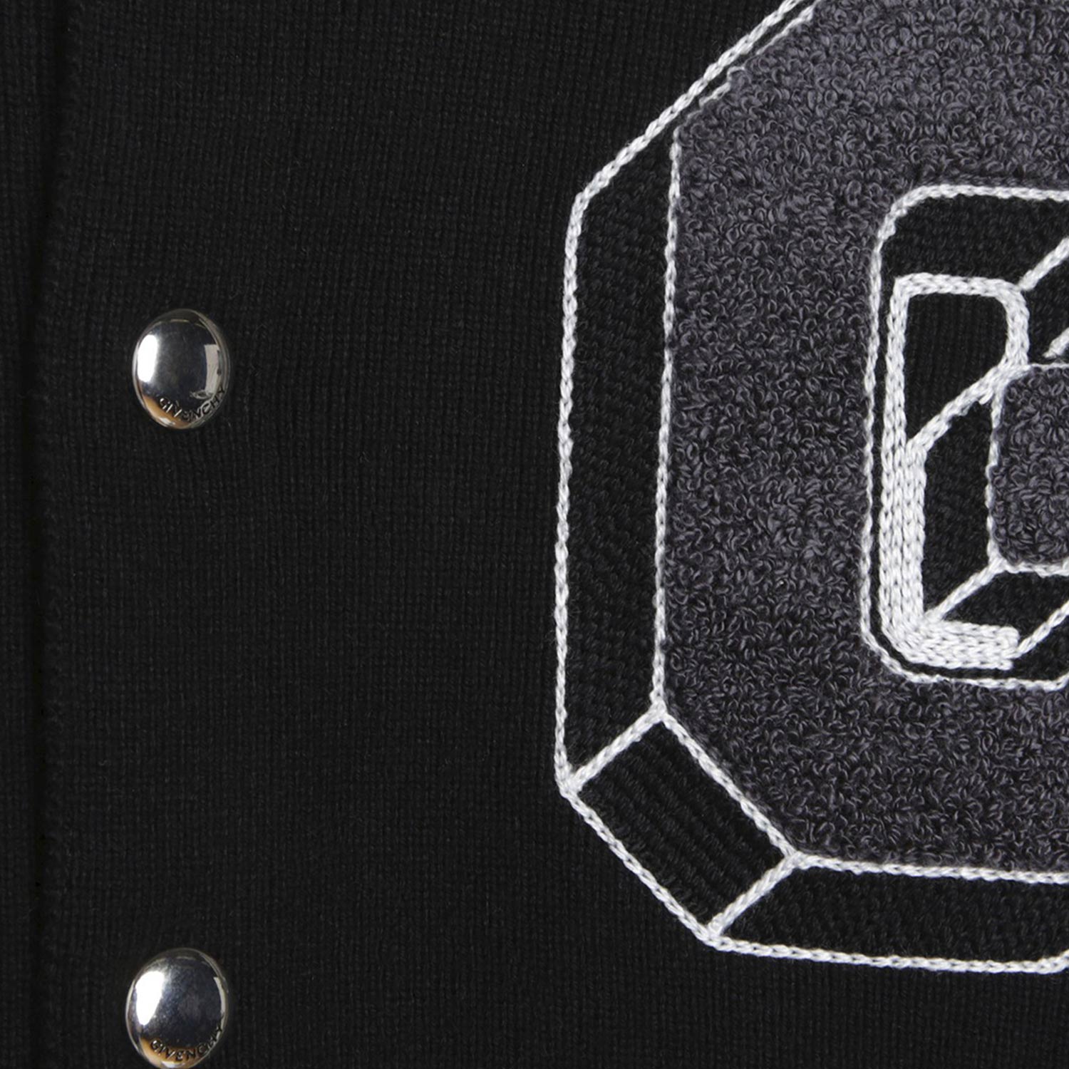 Cardigan varsity unisex Givenchy nero e grigio - annameglio.com abbigliamento moda