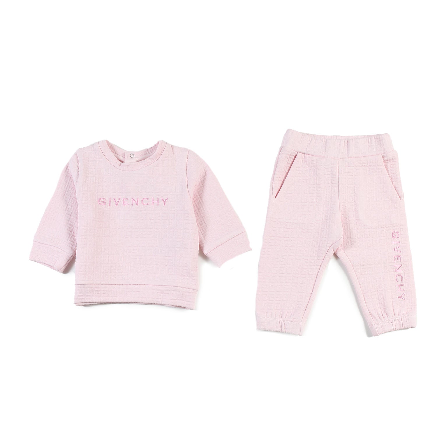 Tuta Givenchy rosa chiaro neonata - annameglio.com abbigliamento moda