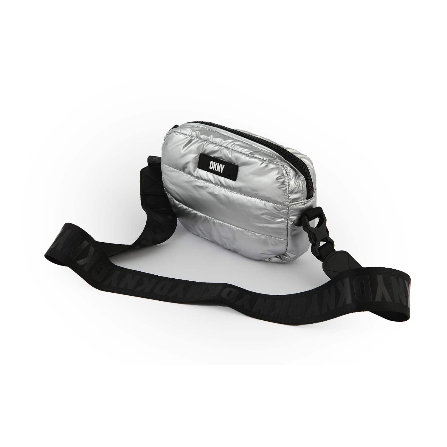 Borsetta tracolla DKNY reversibile nera e argento - annameglio.com abbigliamento moda