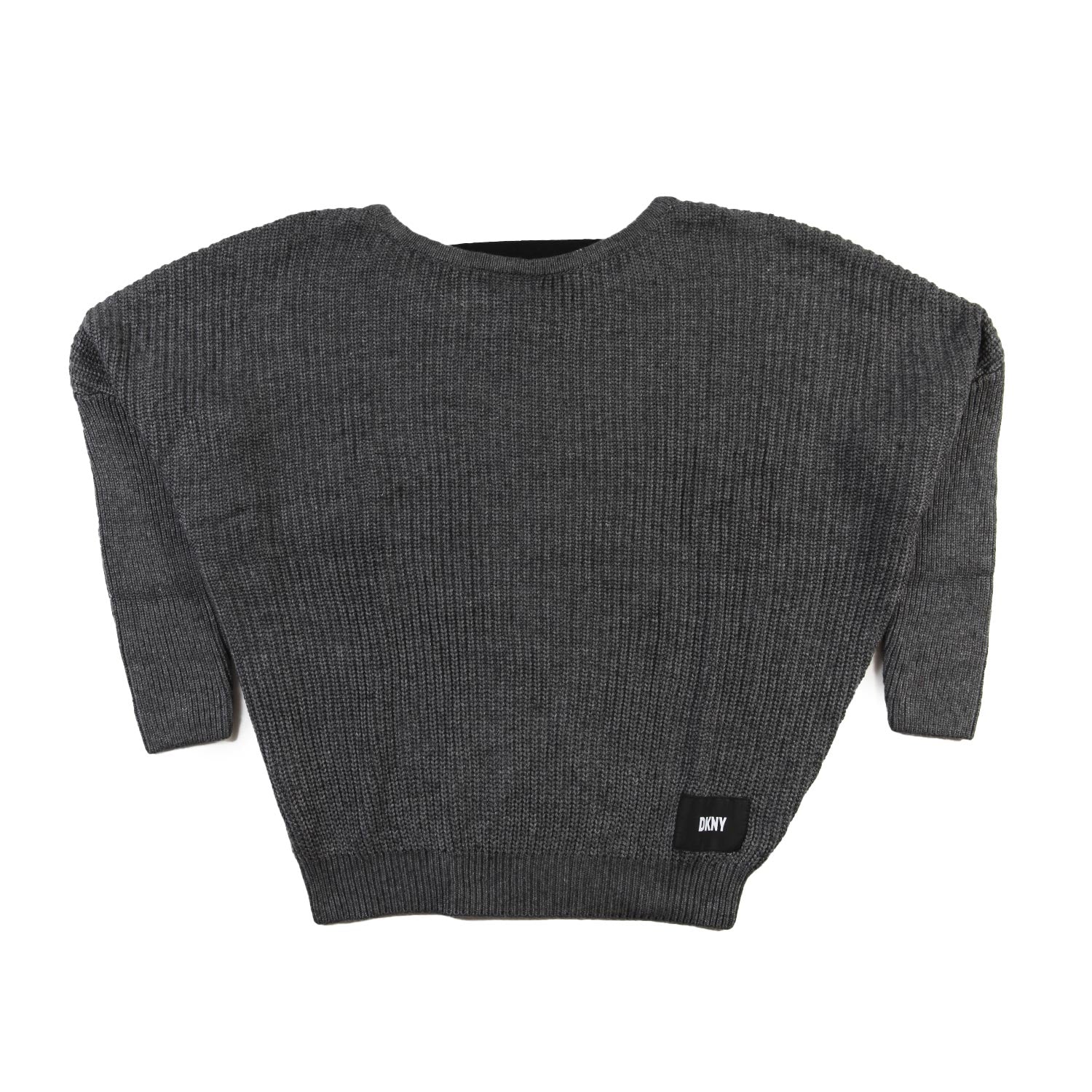 Maglione over DKNY grigio scuro melange - annameglio.com abbigliamento moda