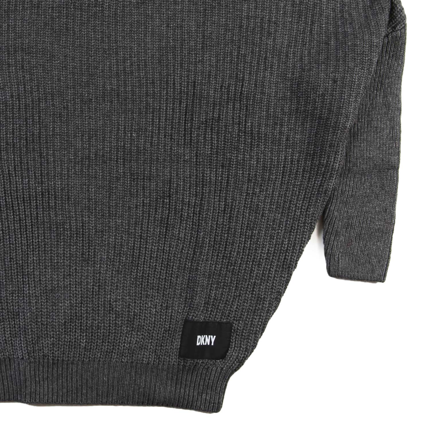 Maglione over DKNY grigio scuro melange - annameglio.com abbigliamento moda