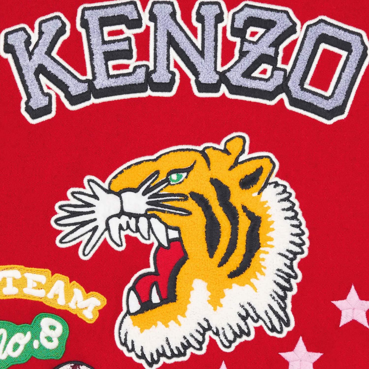 Giacca varsity Kenzo rossa e bianca - annameglio.com abbigliamento moda