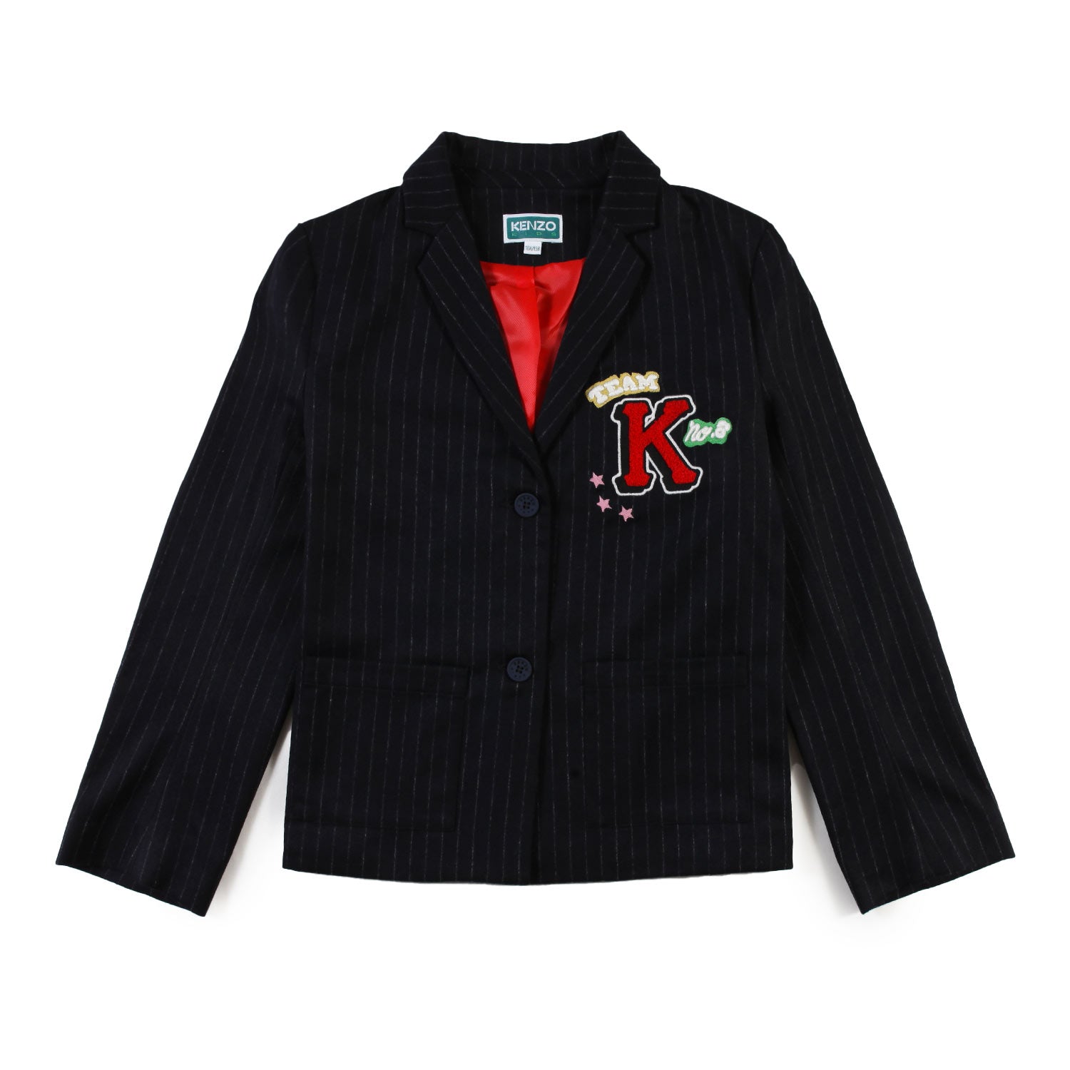 Blazer Kenzo blu gessato bambino e teenager - annameglio.com abbigliamento moda