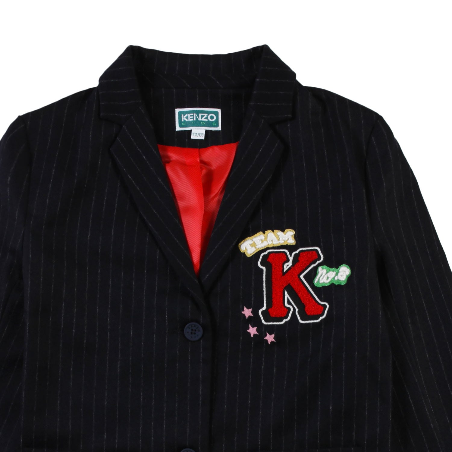 Blazer Kenzo blu gessato bambino e teenager - annameglio.com abbigliamento moda