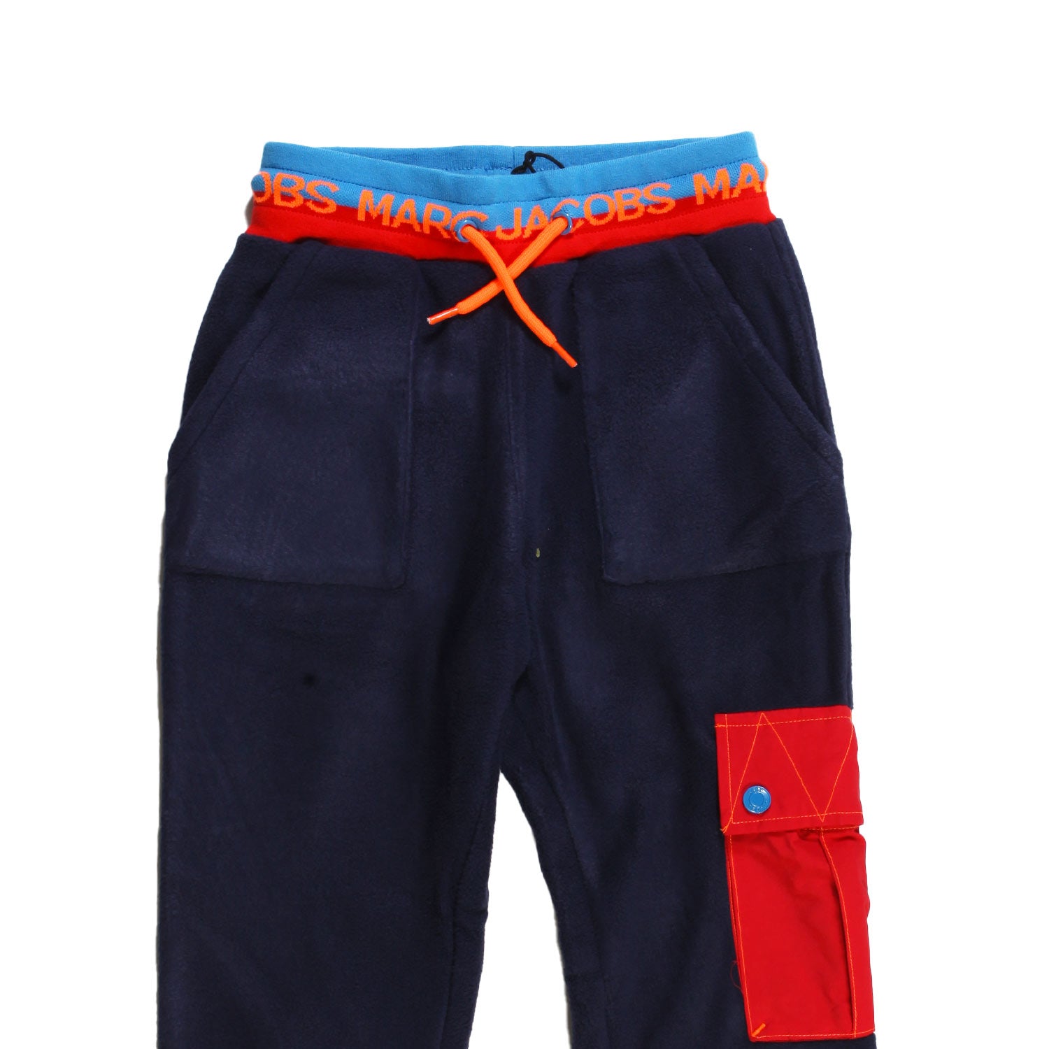 Pantalone Marc Jacobs blu e rosso in pile bambino - annameglio.com abbigliamento moda