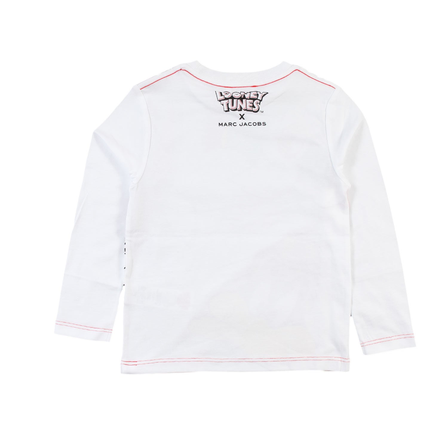 T-shirt lunga MJ bianca con stampe Looney Tunes - annameglio.com abbigliamento moda