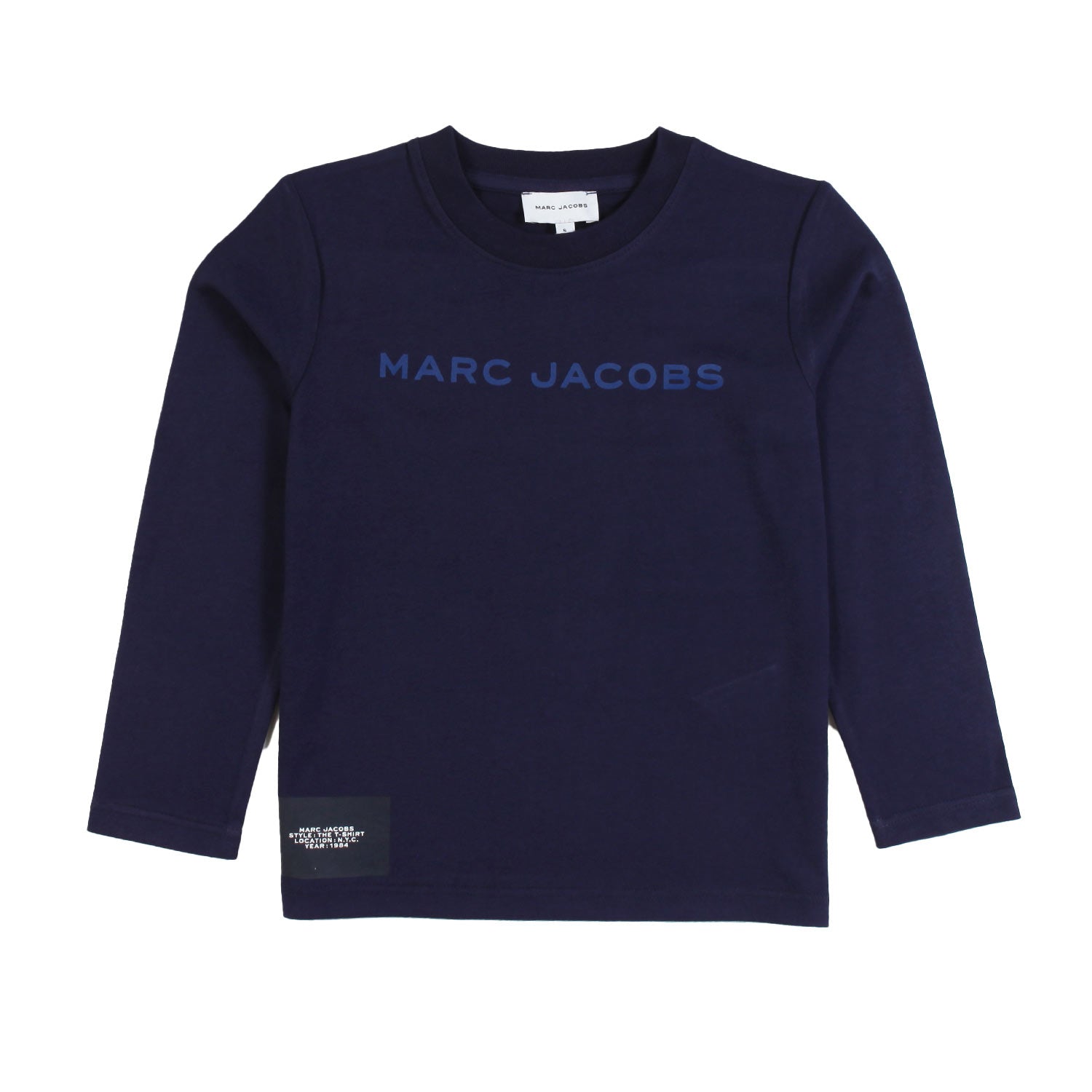 T-shirt unisex lunga blu con logo Marc Jacobs - annameglio.com abbigliamento moda