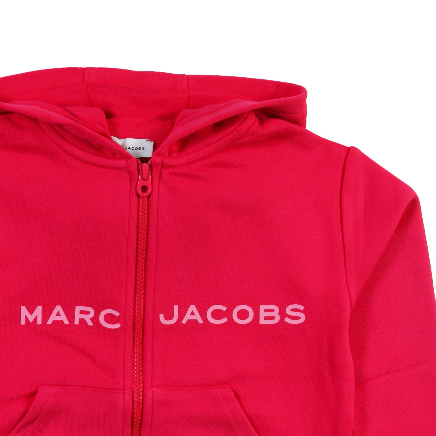 Felpa Marc Jacobs fucsia con cappuccio e zip - annameglio.com abbigliamento moda