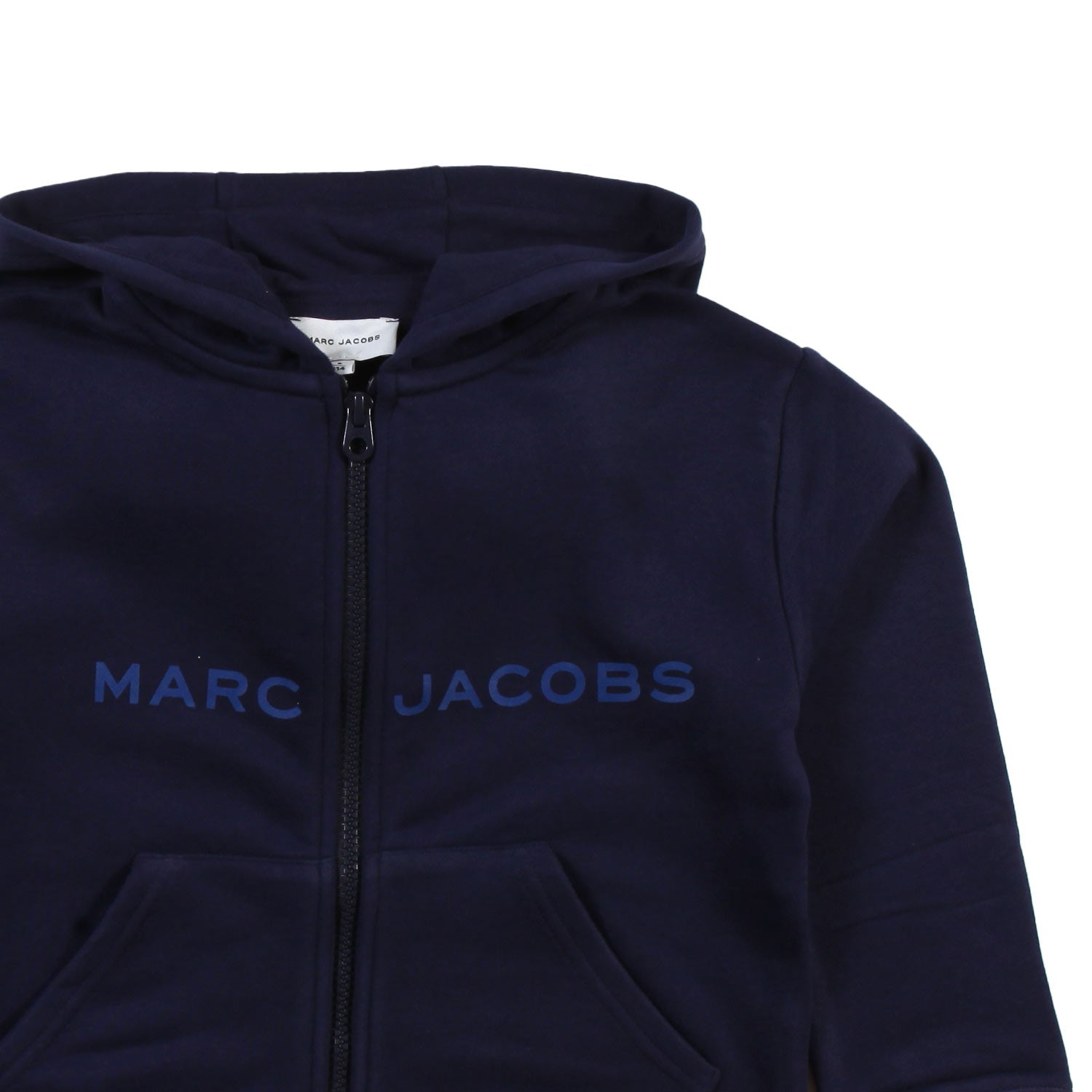 Felpa Marc Jacobs blu con cappuccio e zip - annameglio.com abbigliamento moda