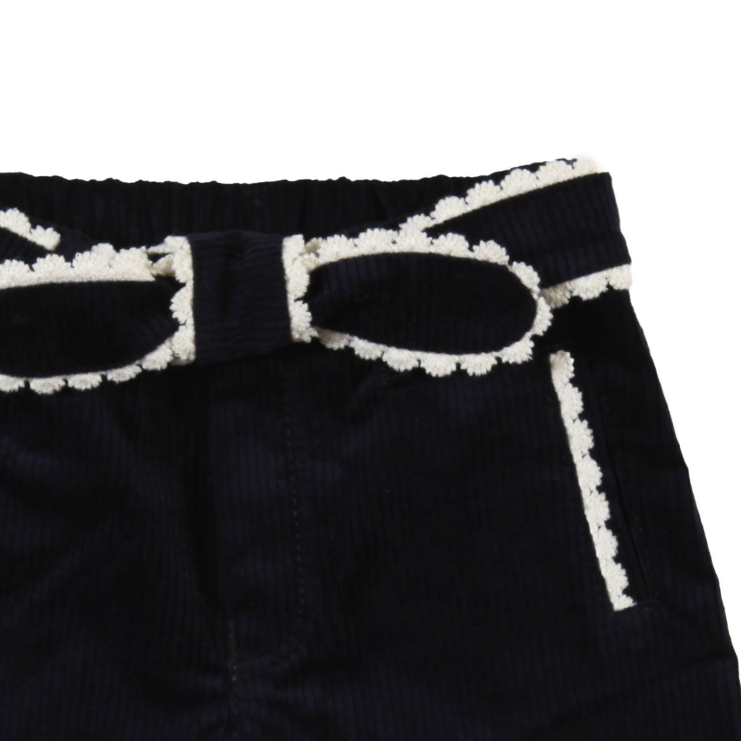 Shorts Chloe velluto blu navy bimba - annameglio.com abbigliamento moda