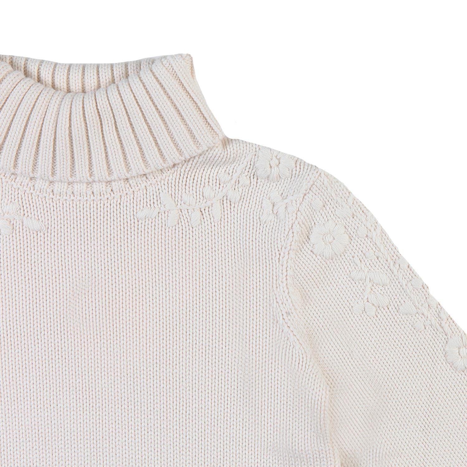 Maglione dolcevita Chloe panna bambina e ragazza - annameglio.com abbigliamento moda