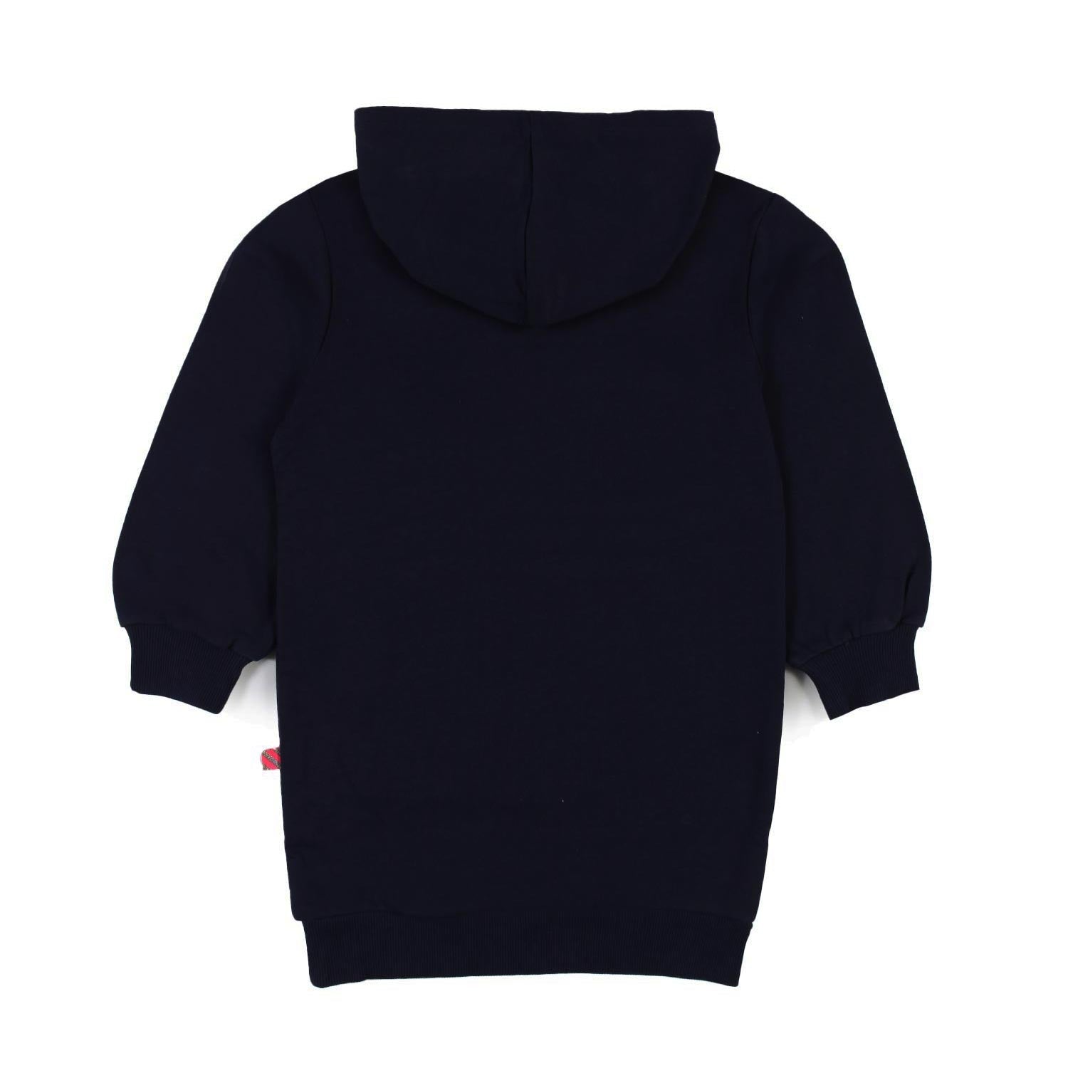 Abito maxi-felpa Billieblush blu e multicolor - annameglio.com abbigliamento moda