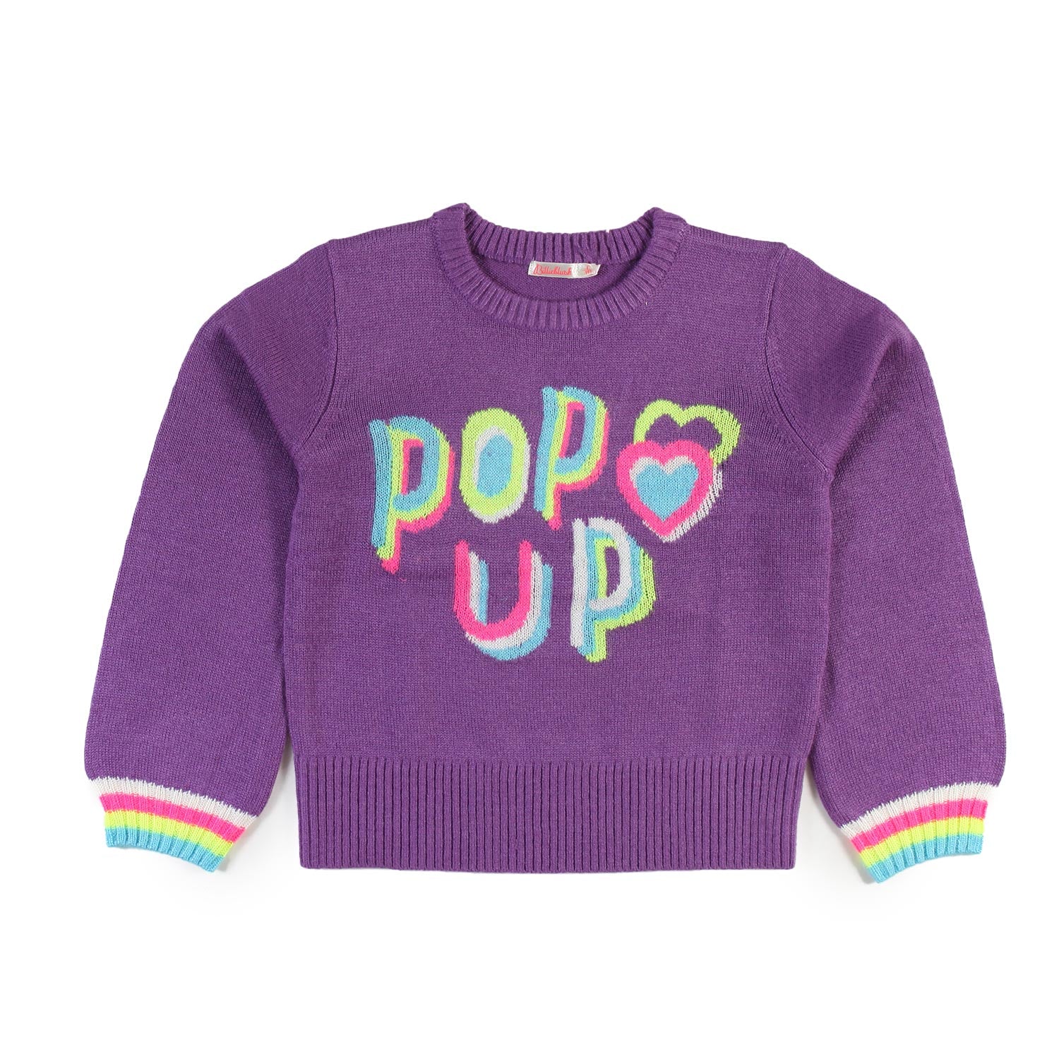 Pullover Billieblush viola e multicolor Bambina - annameglio.com abbigliamento moda