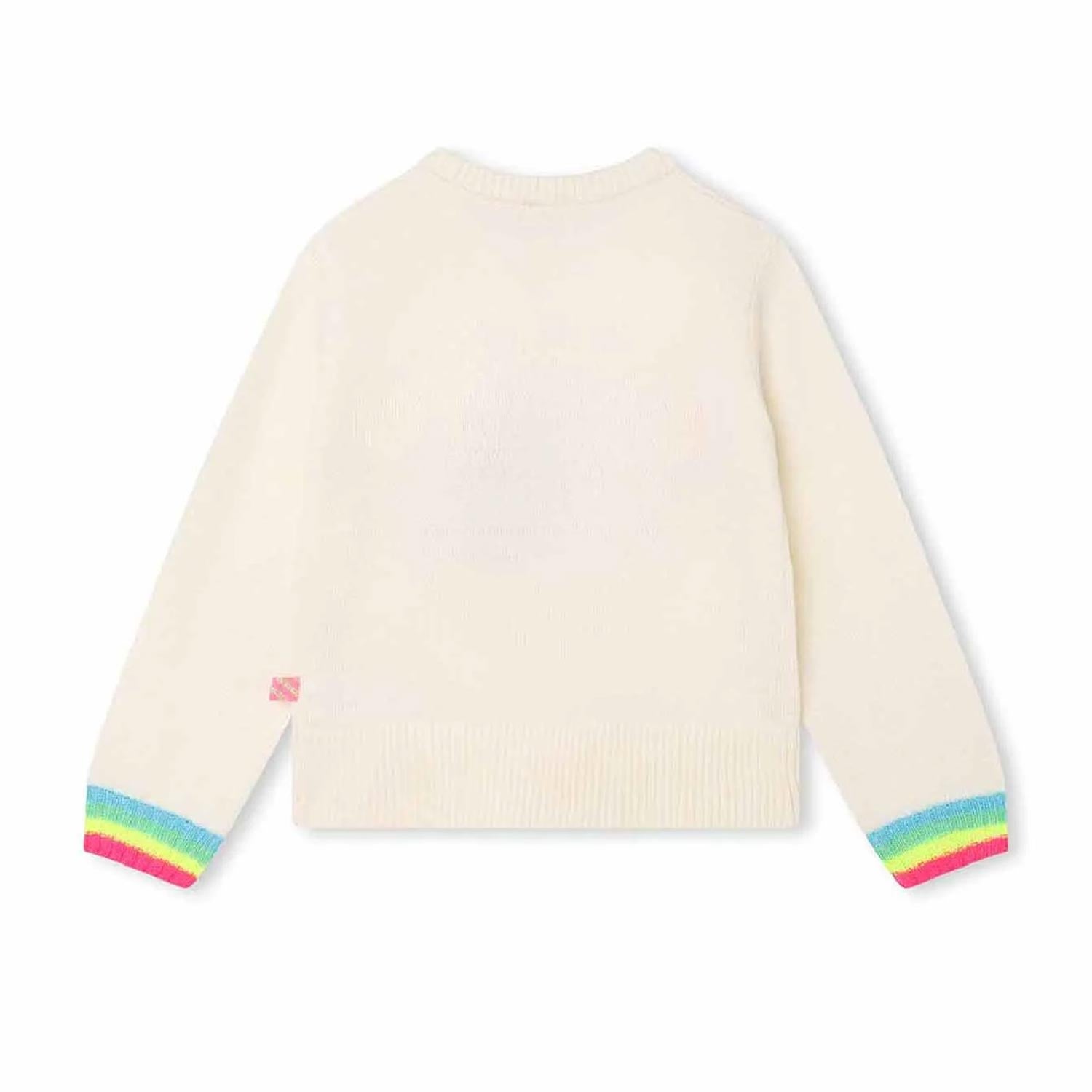 Pullover Billieblush panna e multicolor Bambina - annameglio.com abbigliamento moda