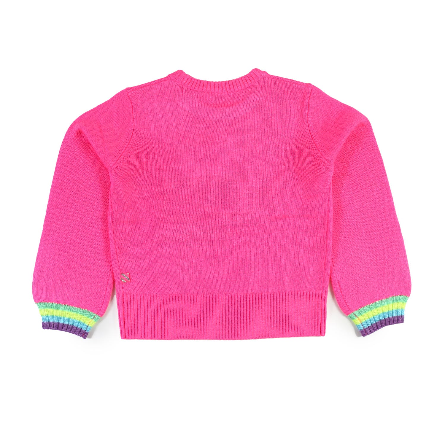Pullover Billieblush rosa fluo e multicolor - annameglio.com abbigliamento moda