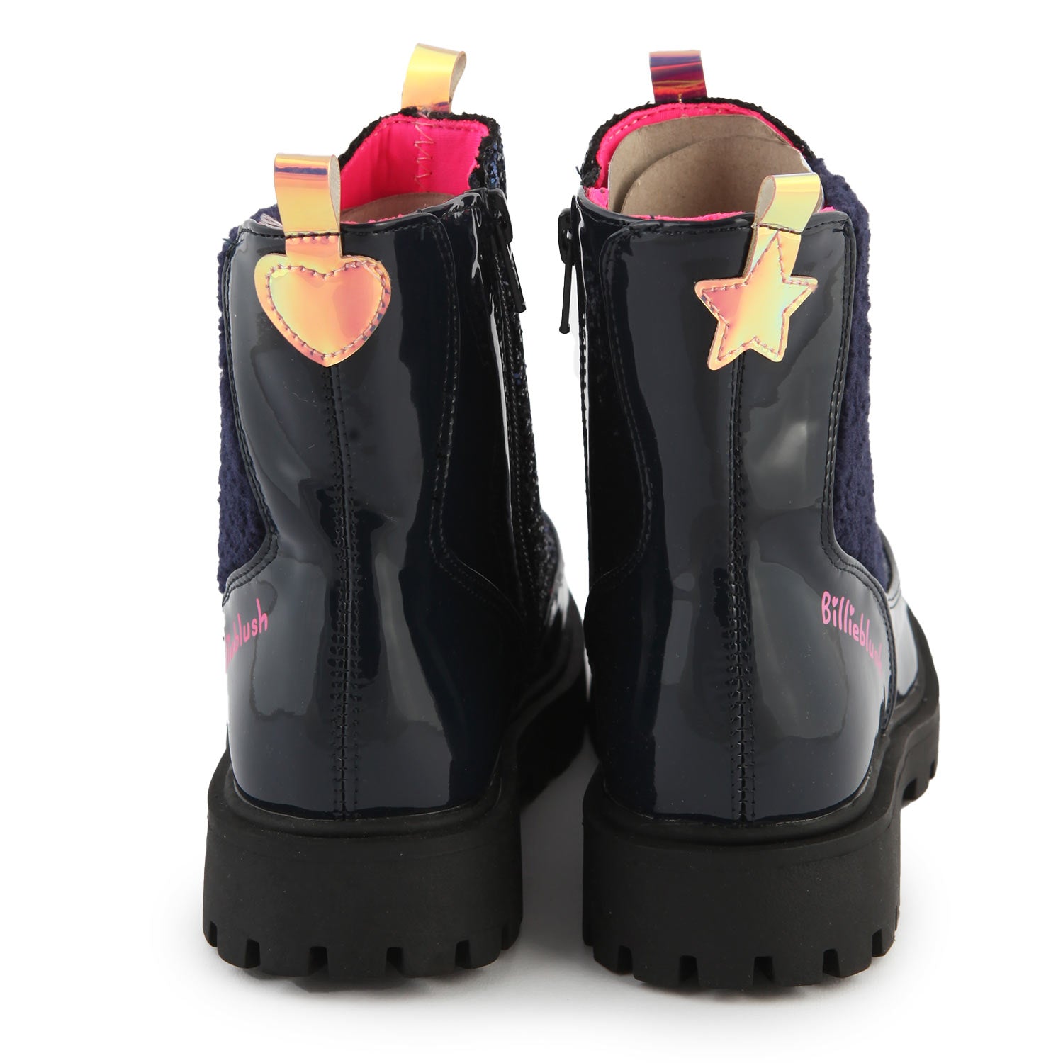 Stivaletti Billieblush blu e rosa fluo - annameglio.com abbigliamento moda