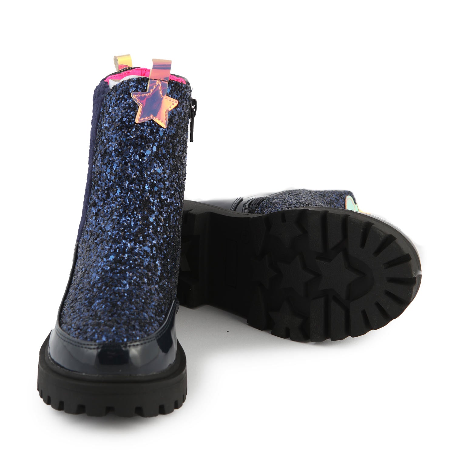 Stivaletti Billieblush blu e rosa fluo - annameglio.com abbigliamento moda