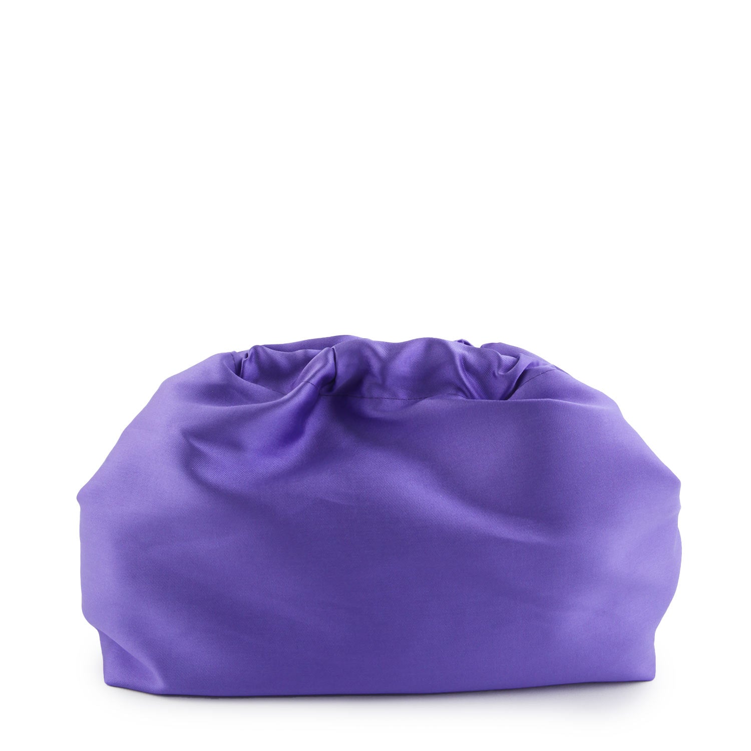 Borsa Violet satin con ruches - annameglio.com abbigliamento moda